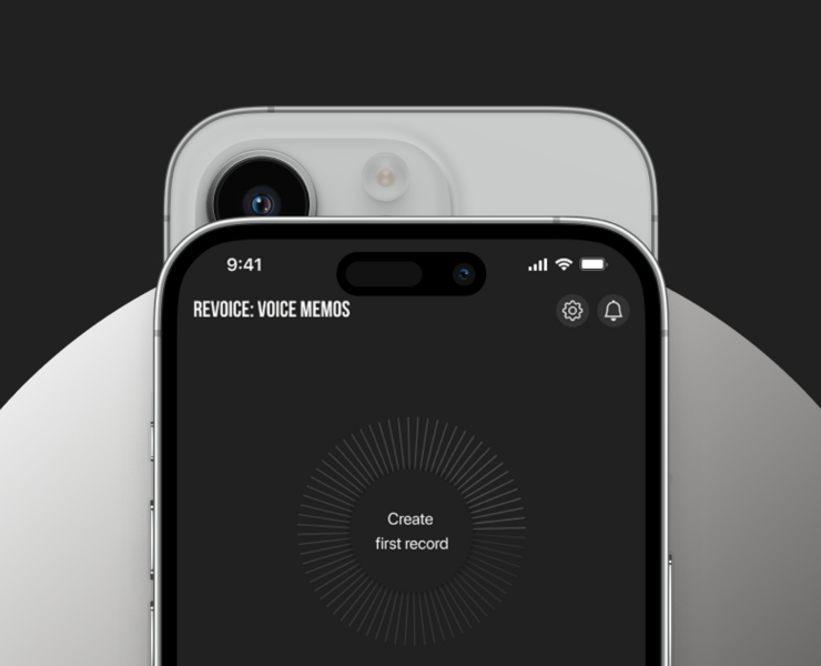Revoice: voice memos — Интерфейсы на Dprofile