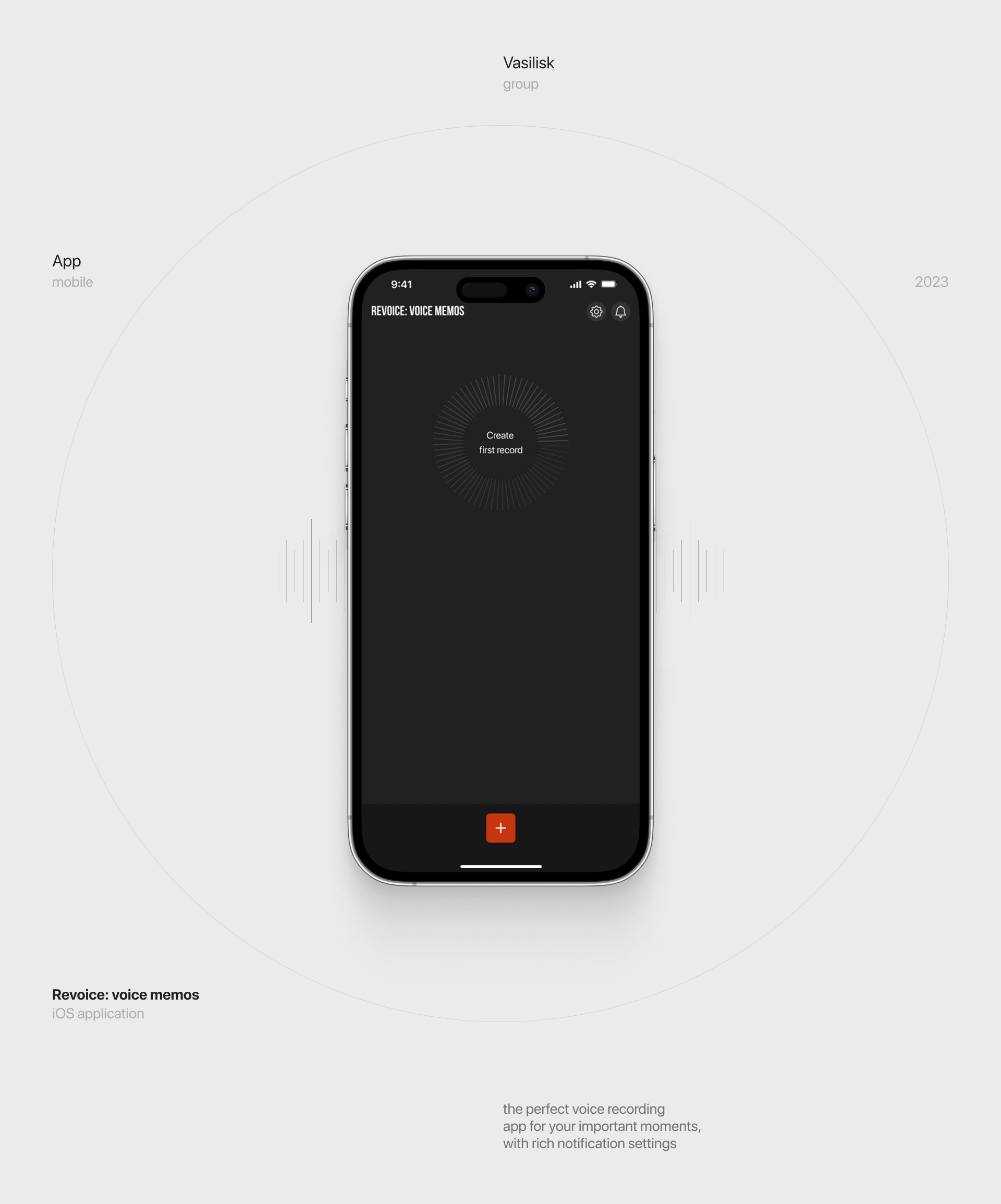 Revoice: voice memos — Изображение №1 — Интерфейсы на Dprofile