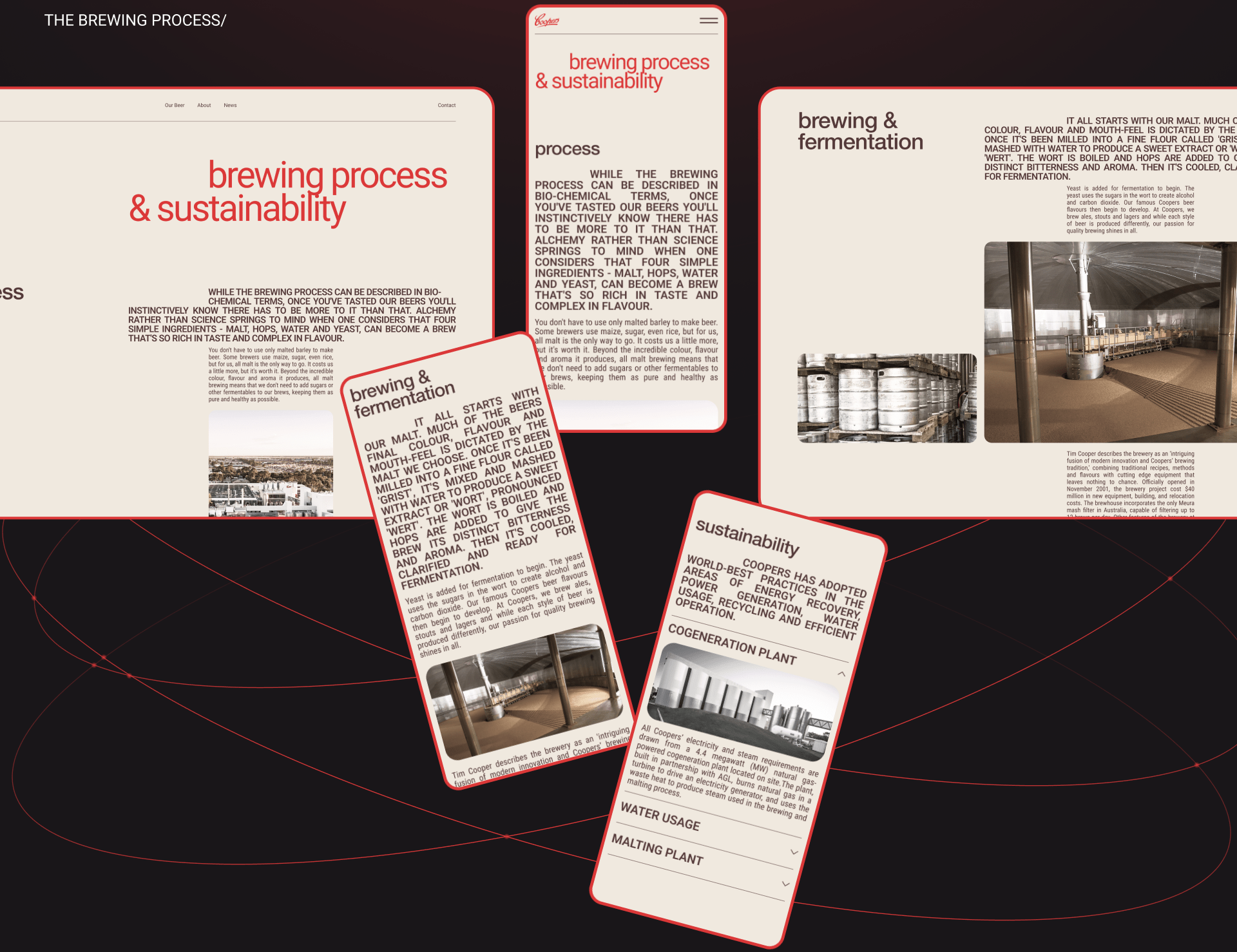 Coopers beer | Corporate website — Изображение №13 — Интерфейсы, Анимация на Dprofile