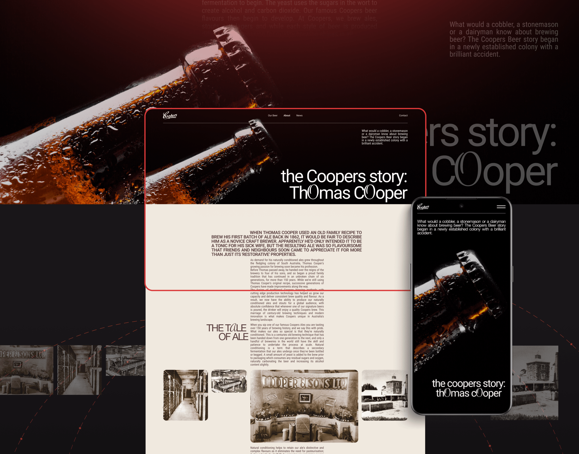 Coopers beer | Corporate website — Изображение №9 — Интерфейсы, Анимация на Dprofile