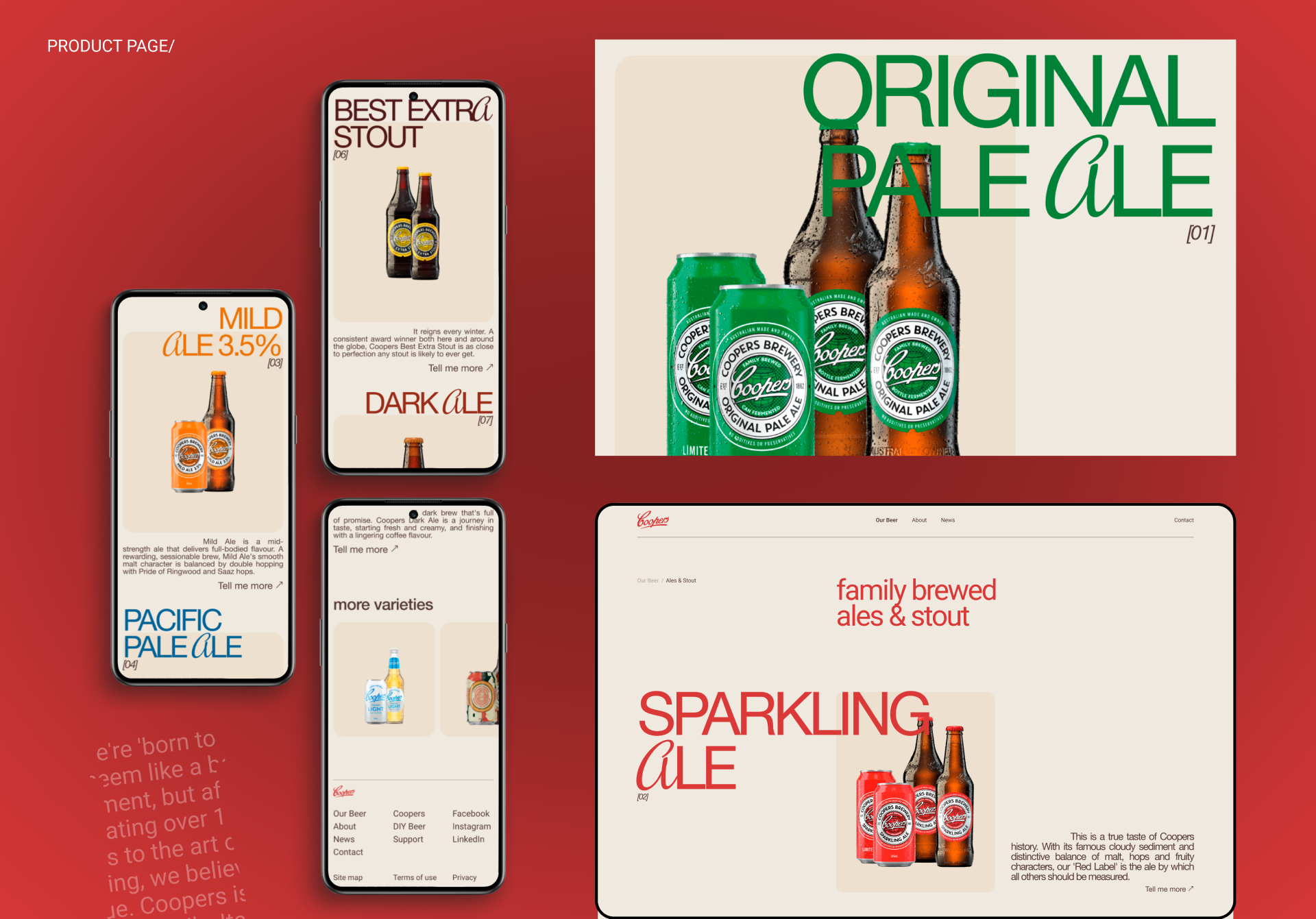 Coopers beer | Corporate website — Изображение №5 — Интерфейсы, Анимация на Dprofile