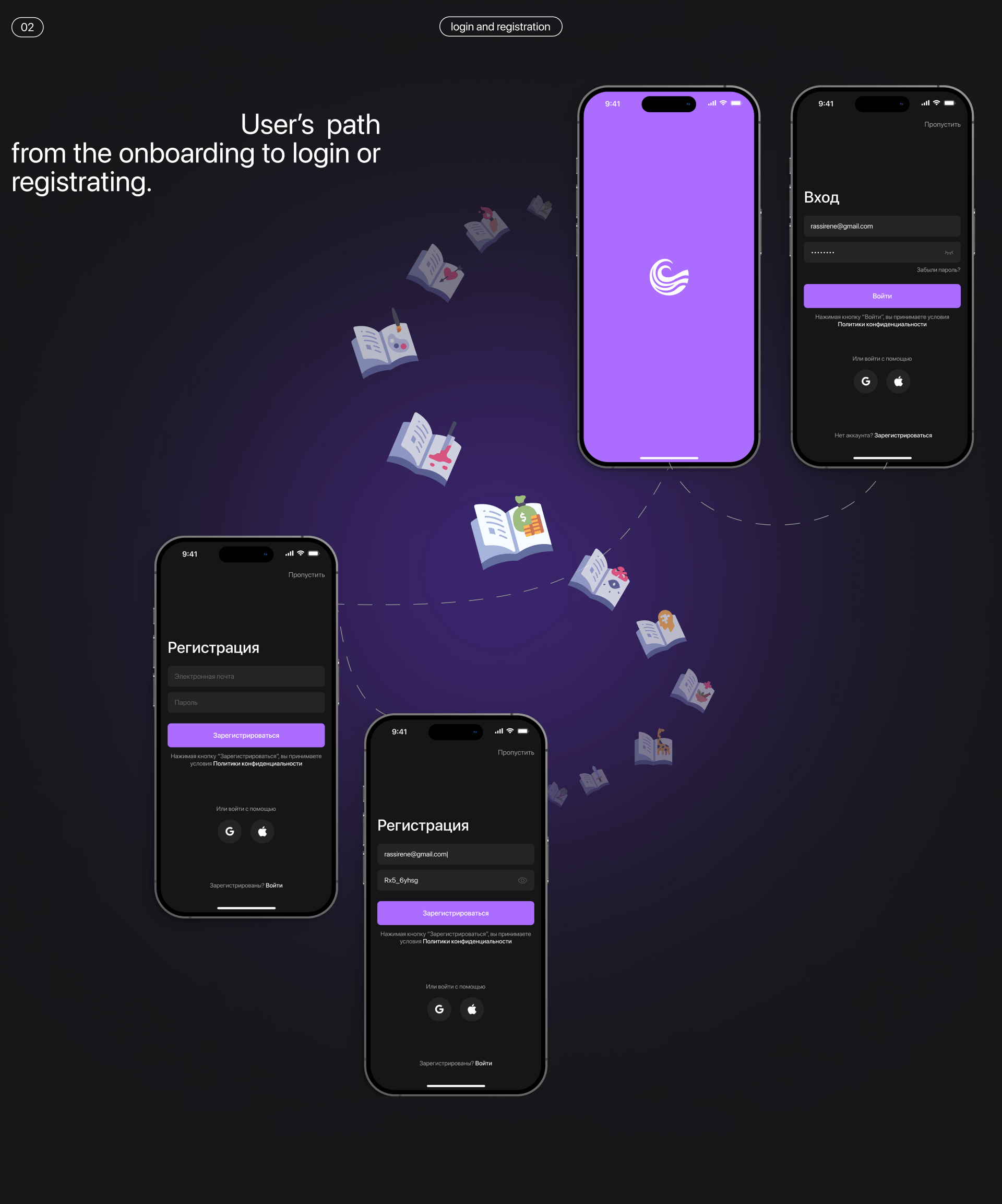 MoreBooks | Online-books App — Изображение №5 — Интерфейсы, Анимация на Dprofile