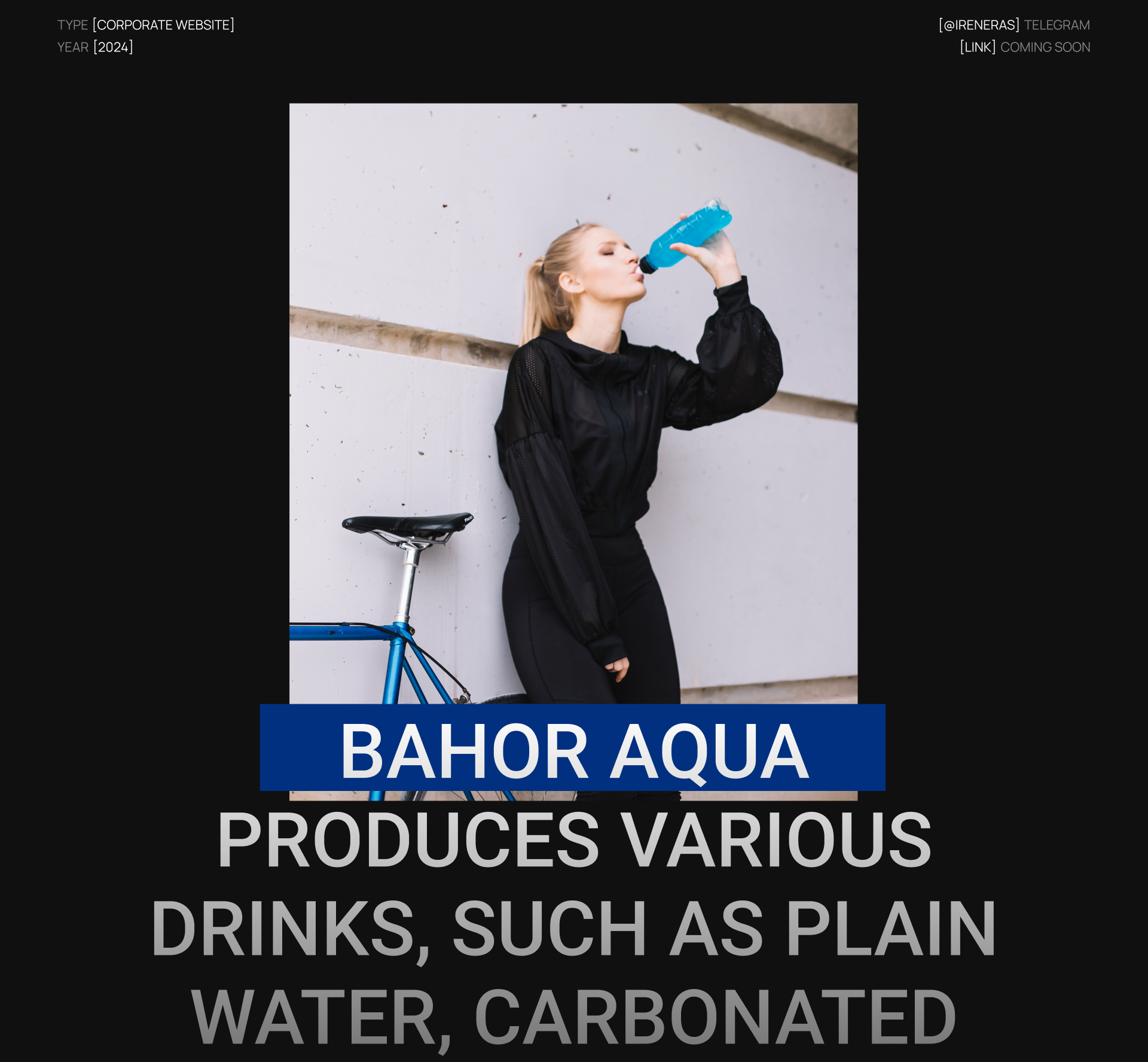BAHOR AQUA | Corporate website — Изображение №1 — Интерфейсы на Dprofile