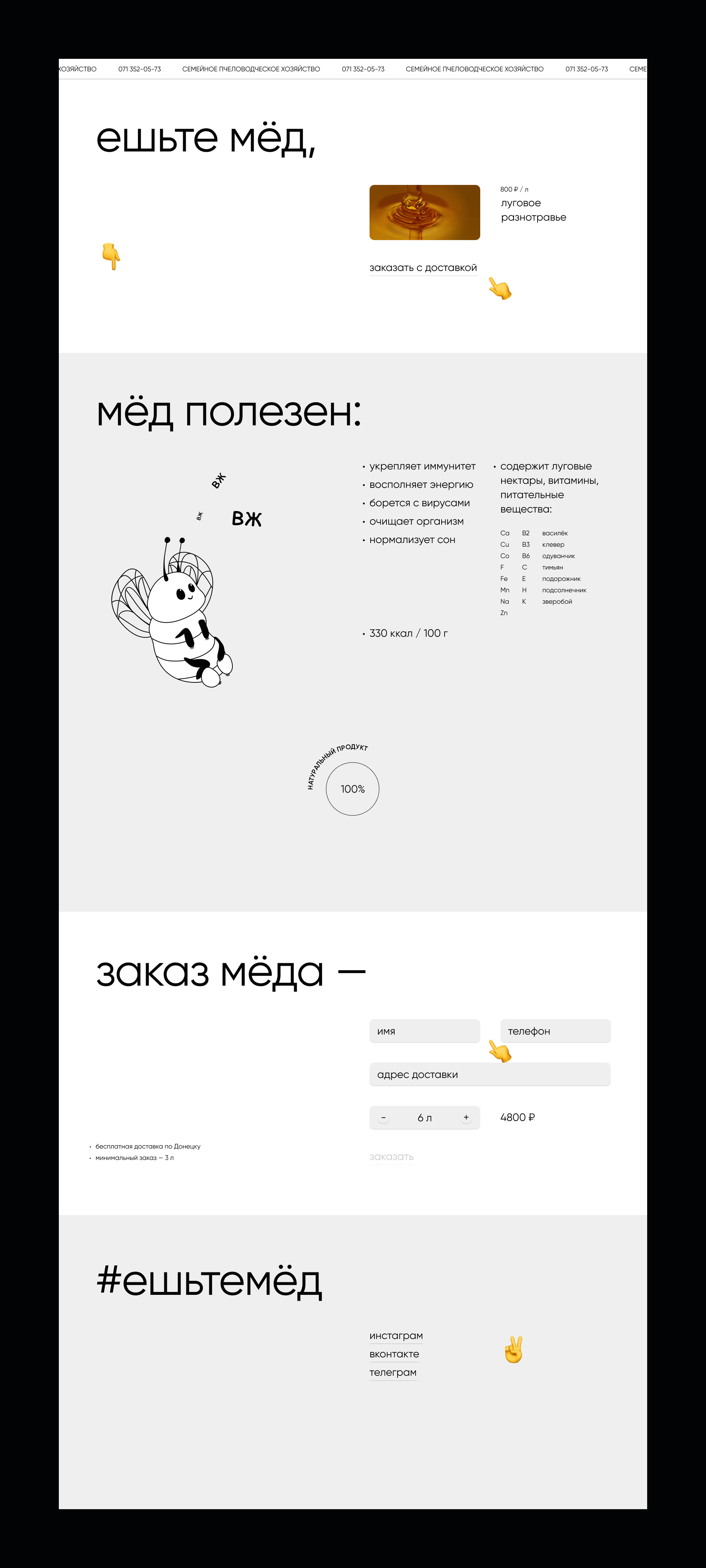 Ешьте мёд — Изображение №3 — Интерфейсы, Брендинг на Dprofile