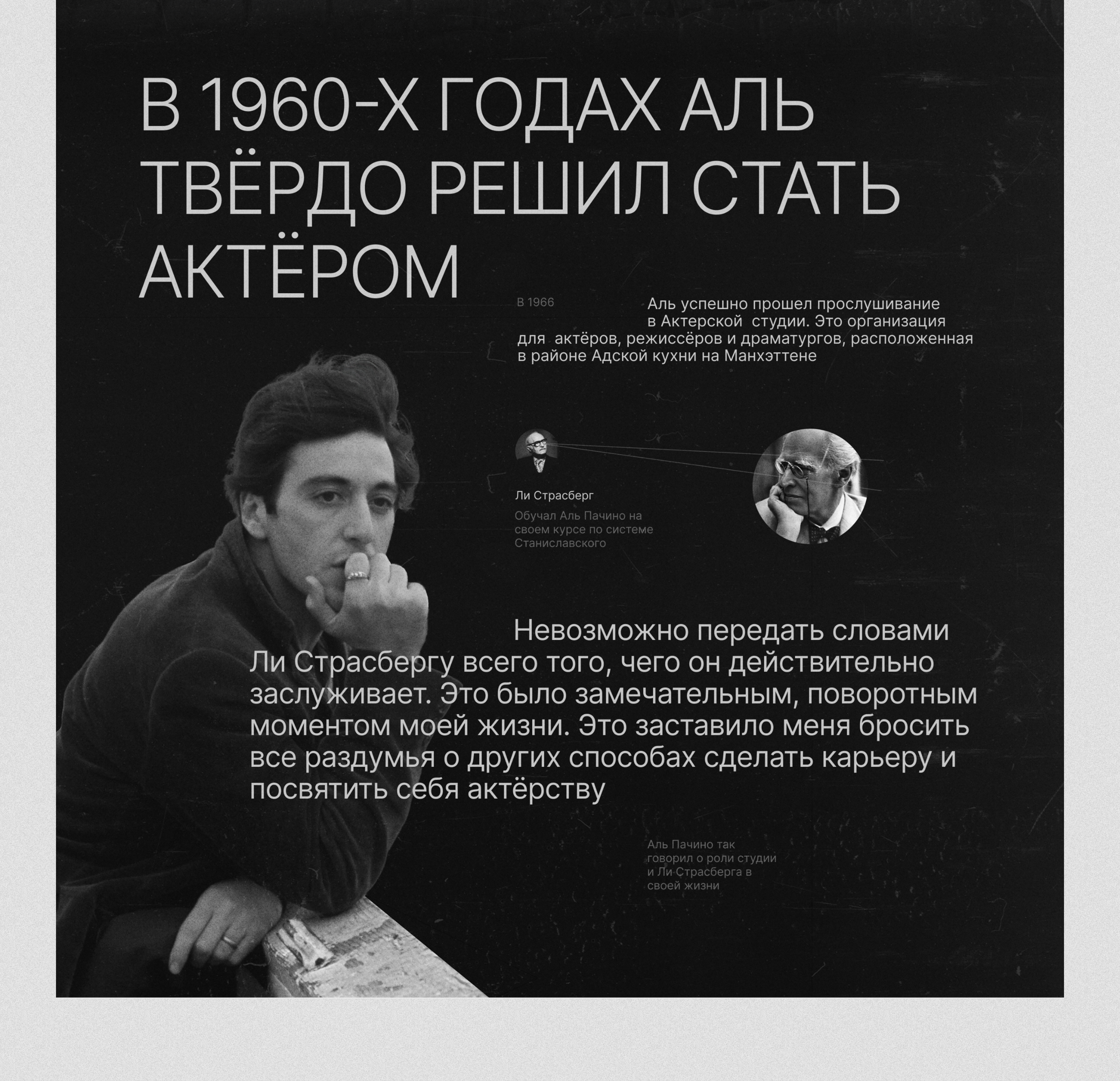 LONGREAD | AL PACINO — Изображение №6 — Интерфейсы на Dprofile