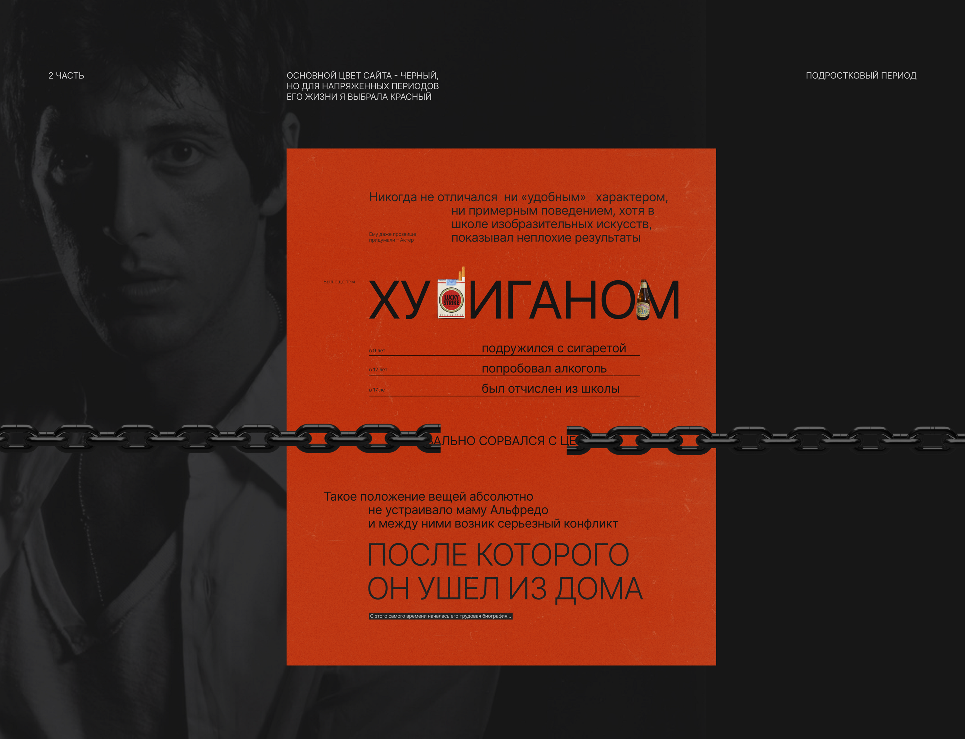 LONGREAD | AL PACINO — Изображение №4 — Интерфейсы на Dprofile