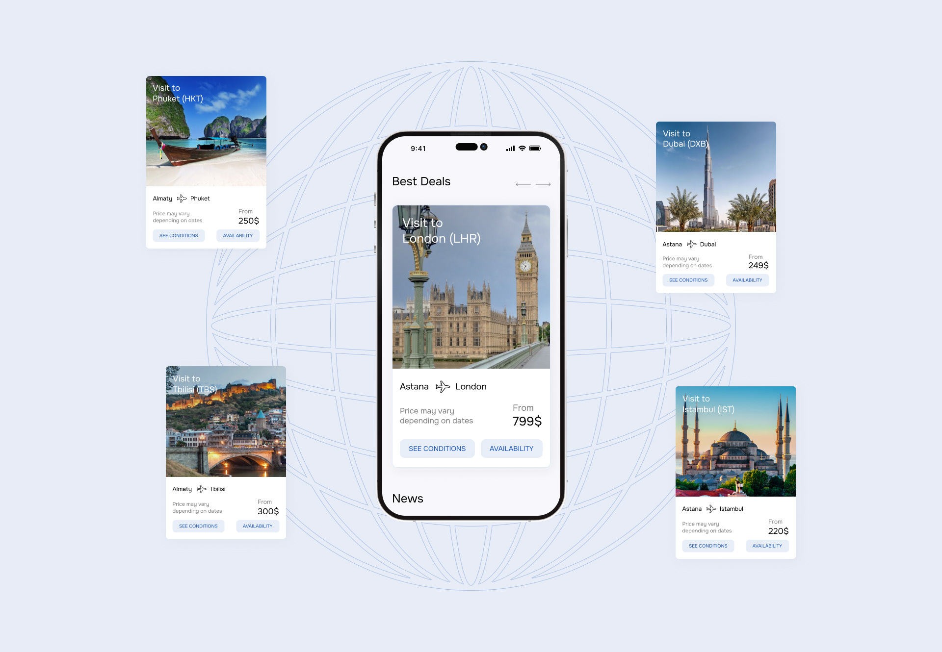 SCAT AIRLINES | REDESIGN CONCEPT — Изображение №5 — Интерфейсы, Иллюстрация на Dprofile