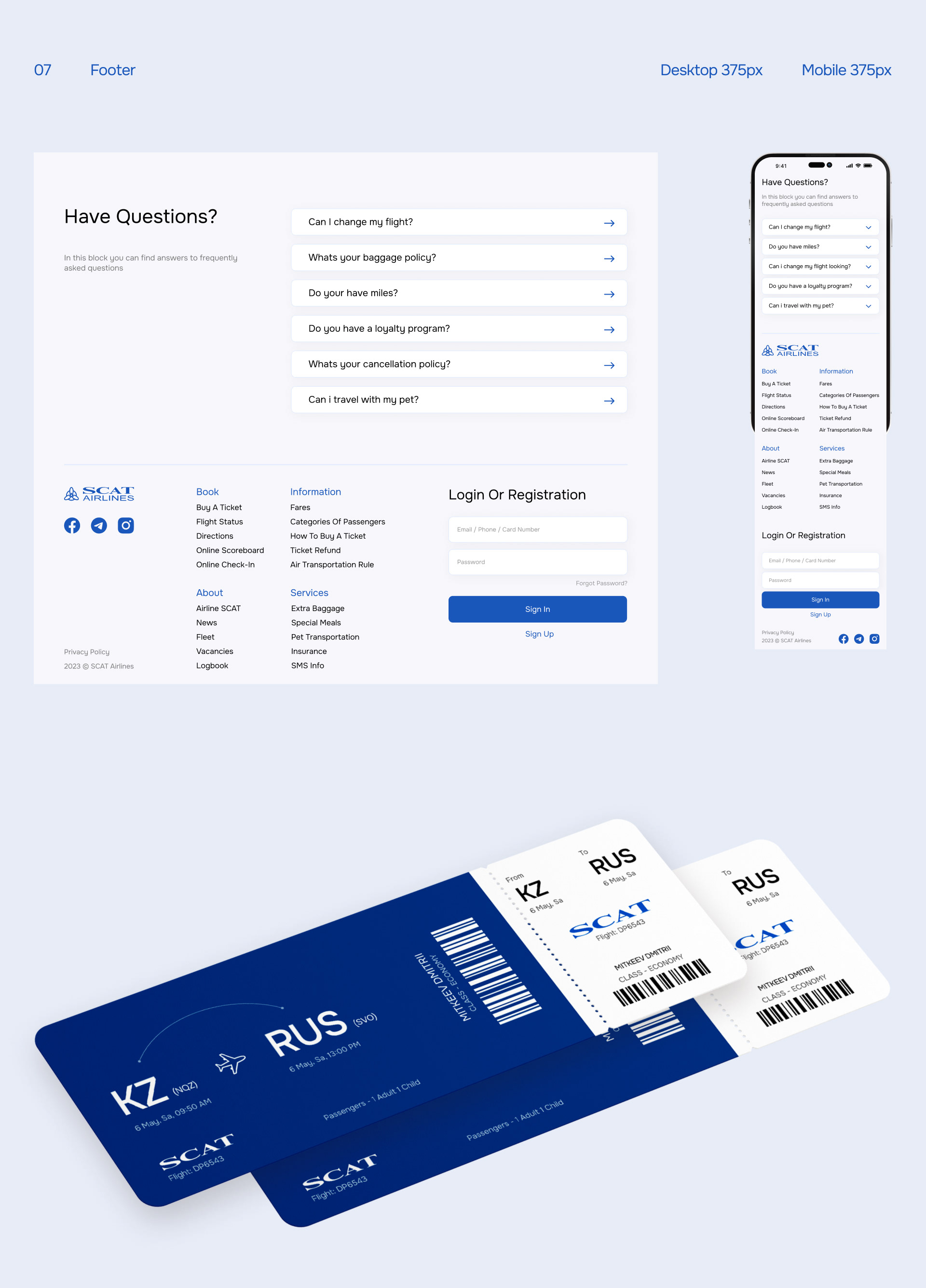 SCAT AIRLINES | REDESIGN CONCEPT — Изображение №6 — Интерфейсы, Иллюстрация на Dprofile