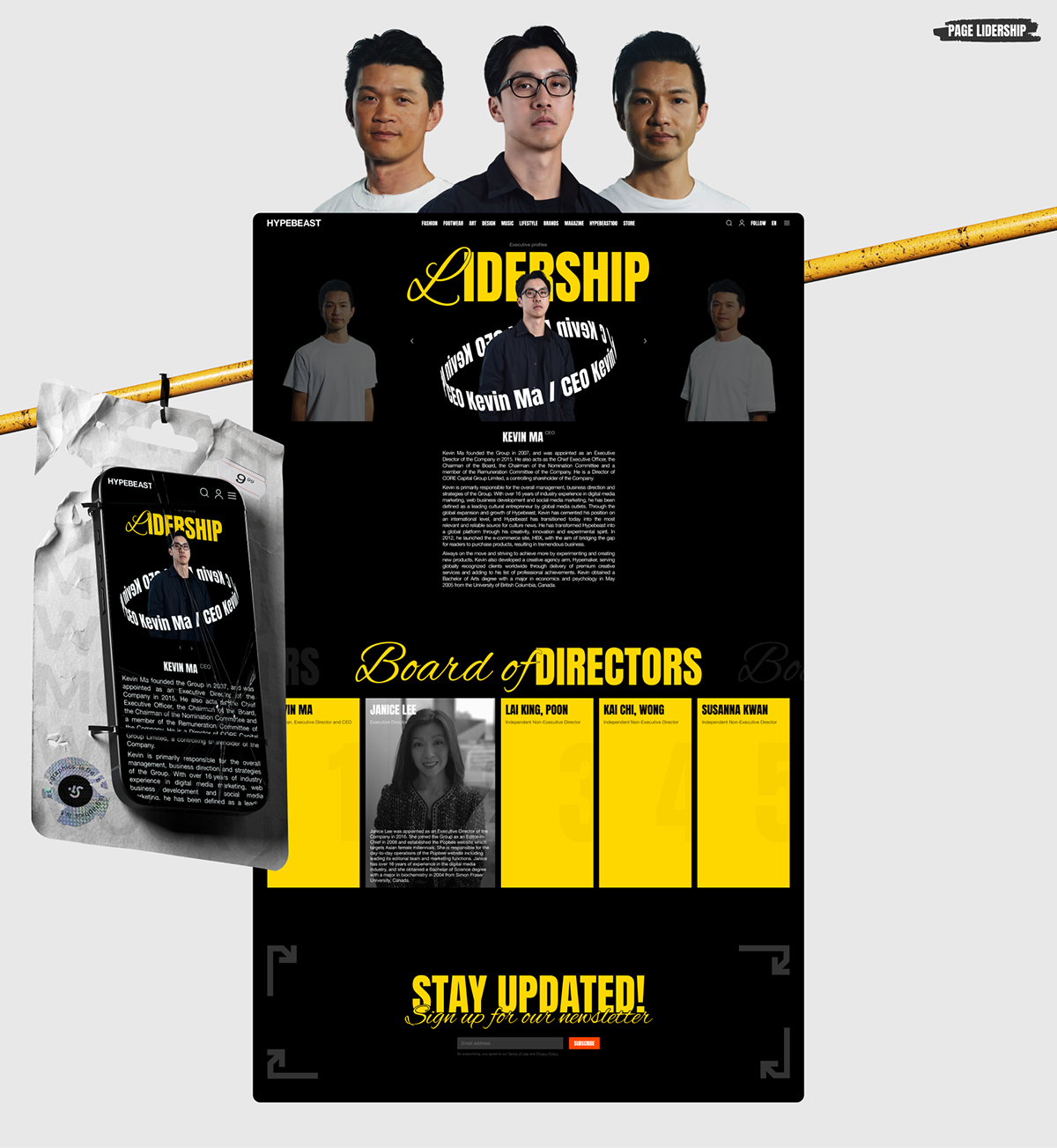 HYPEBEAST_News website_Redesign — Изображение №5 — Интерфейсы, Графика на Dprofile