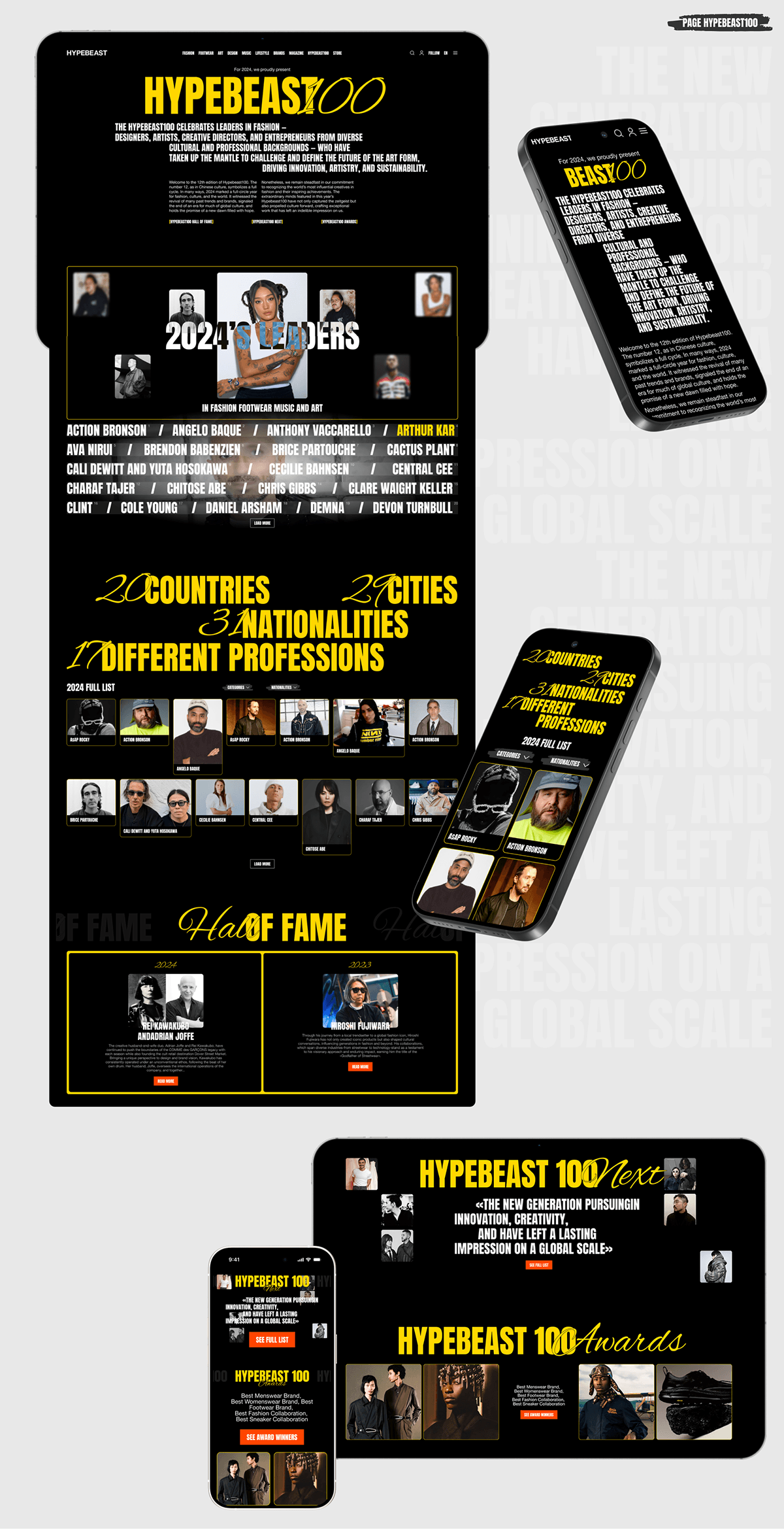 HYPEBEAST_News website_Redesign — Изображение №8 — Интерфейсы, Графика на Dprofile