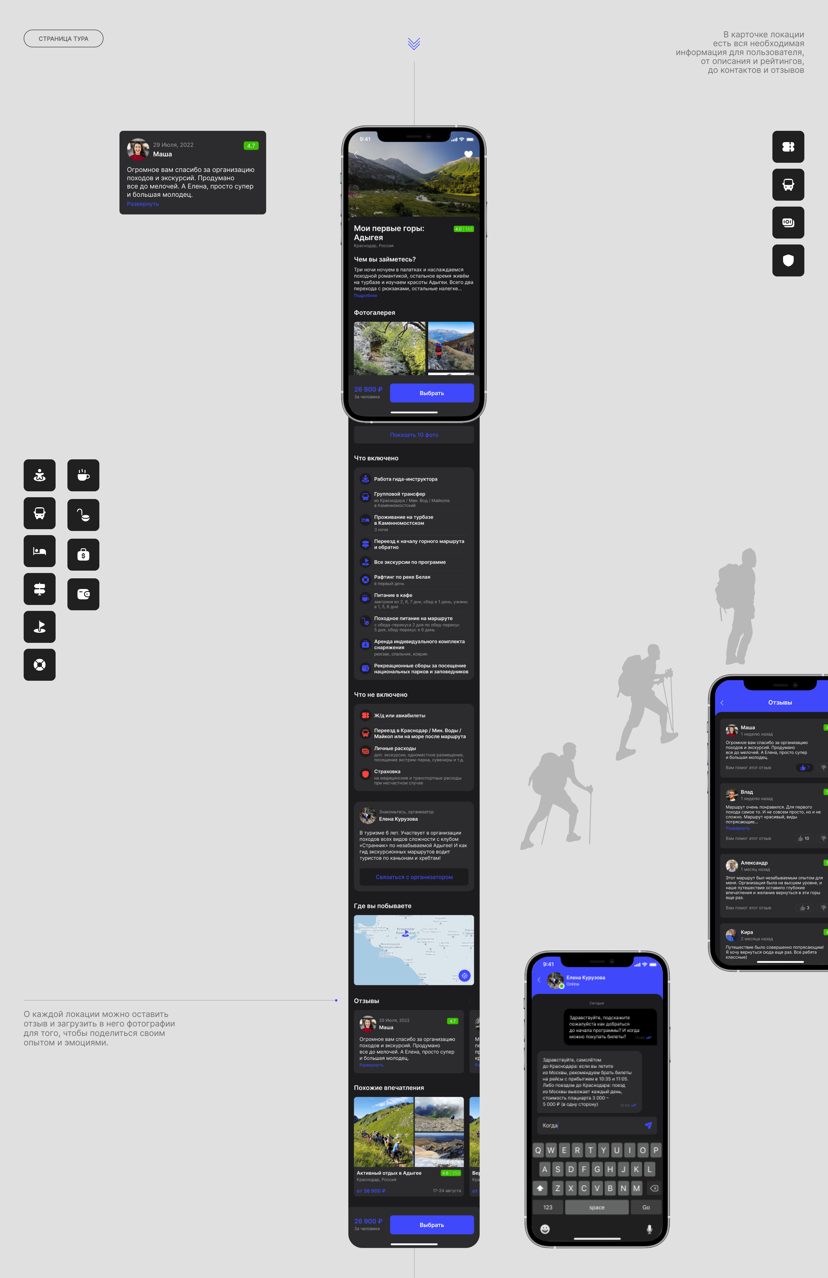 АДРЕНАЛИН ТУР | Mobile app — Изображение №14 — Интерфейсы на Dprofile