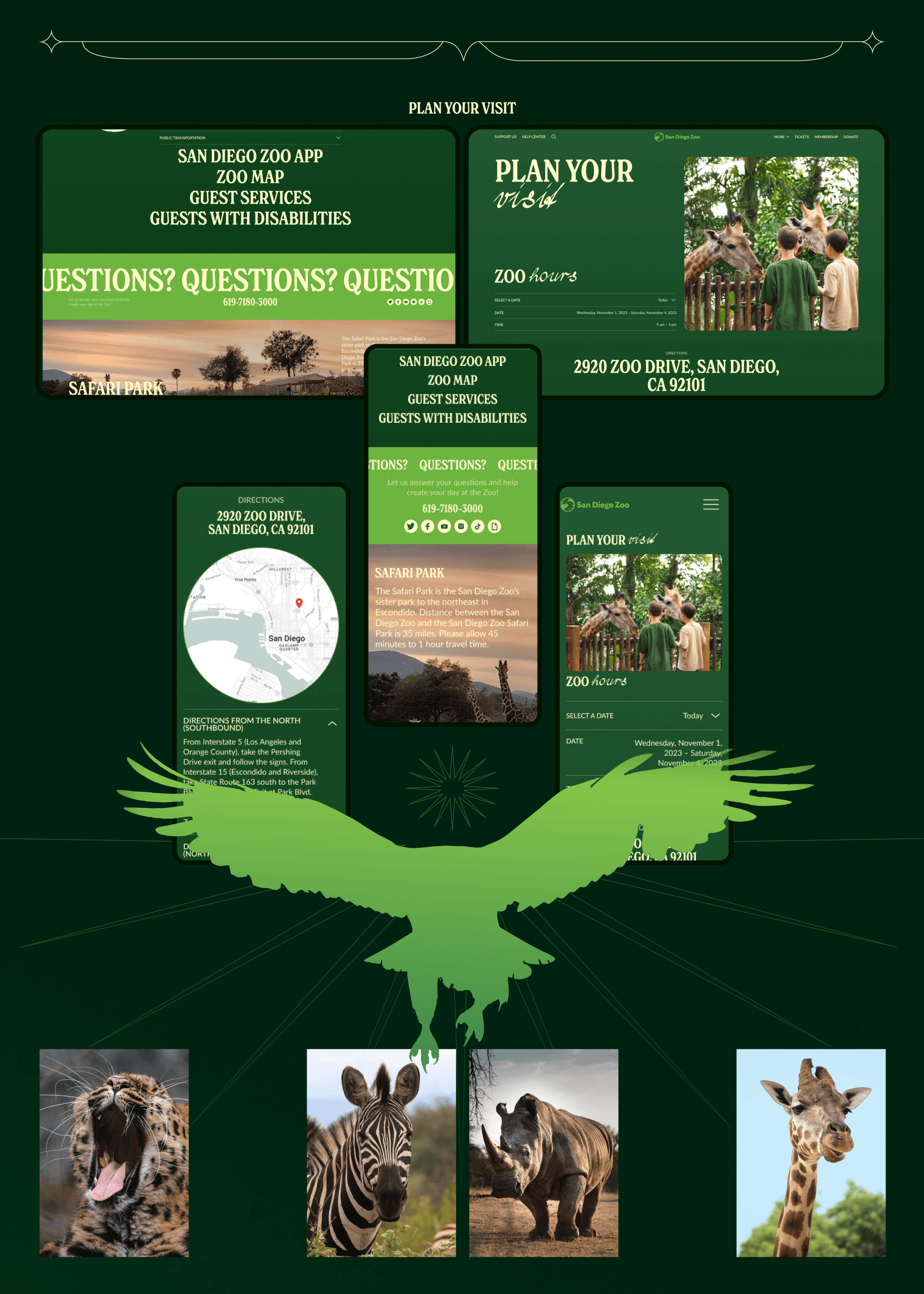 San Diego Zoo — Изображение №4 — Интерфейсы на Dprofile