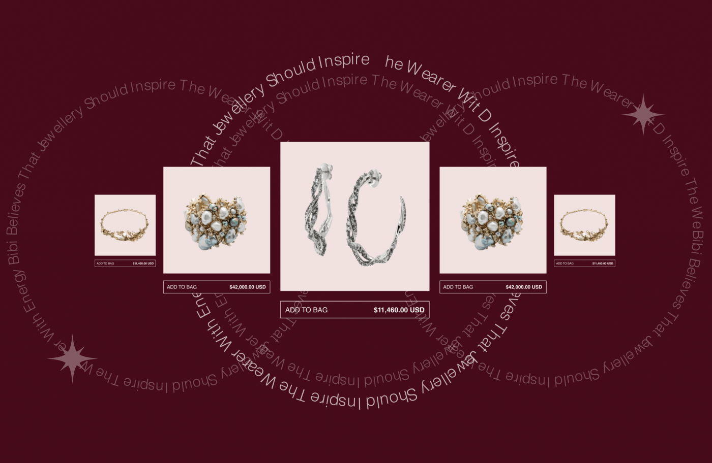 BIBI VAN DER VELDEN/Jewelry store/Redesign concept — Изображение №5 — Интерфейсы, Анимация на Dprofile