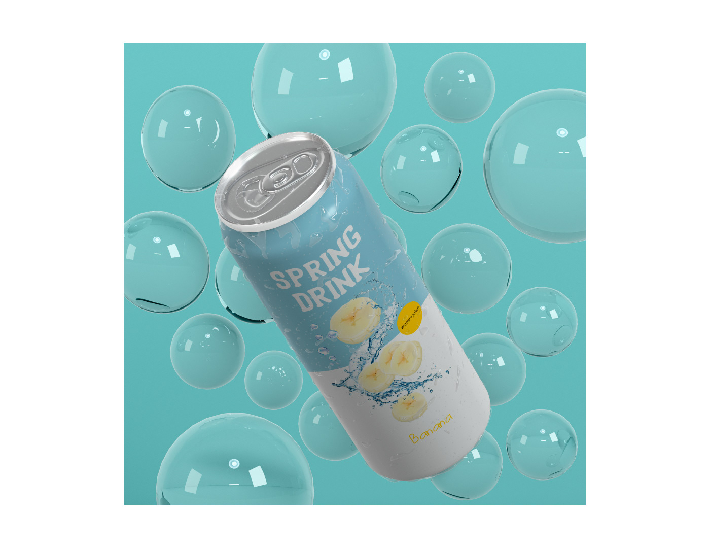 Дизайн упаковки Spring Drink — Изображение №6 — Брендинг, Графика на Dprofile