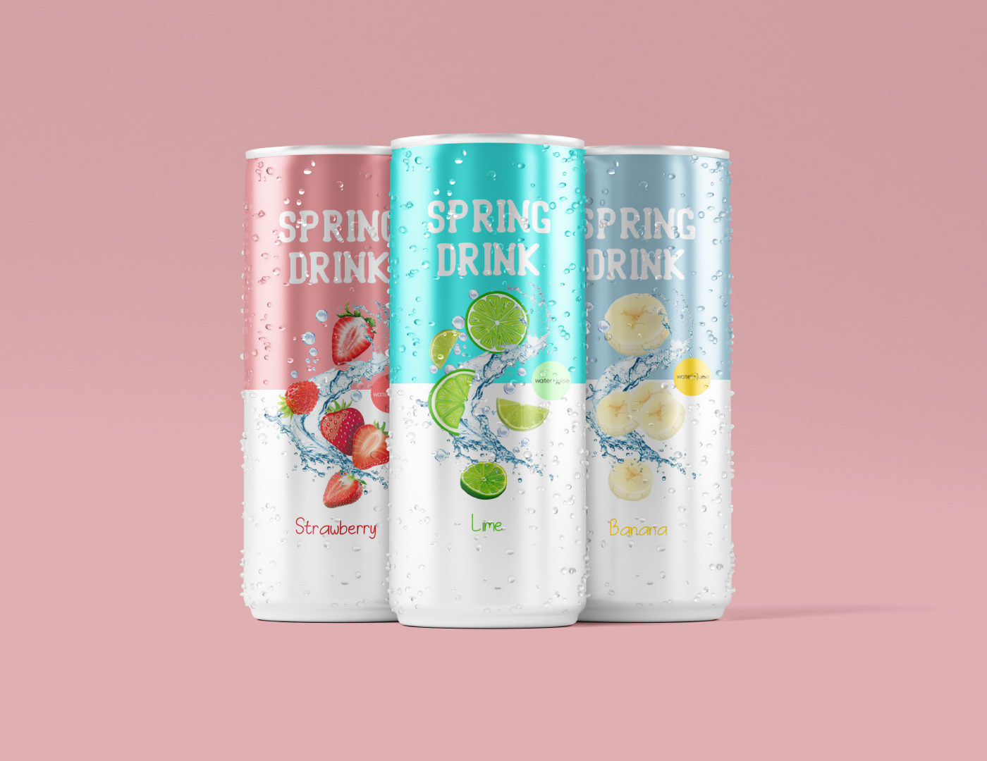 Дизайн упаковки Spring Drink — Изображение №1 — Брендинг, Графика на Dprofile
