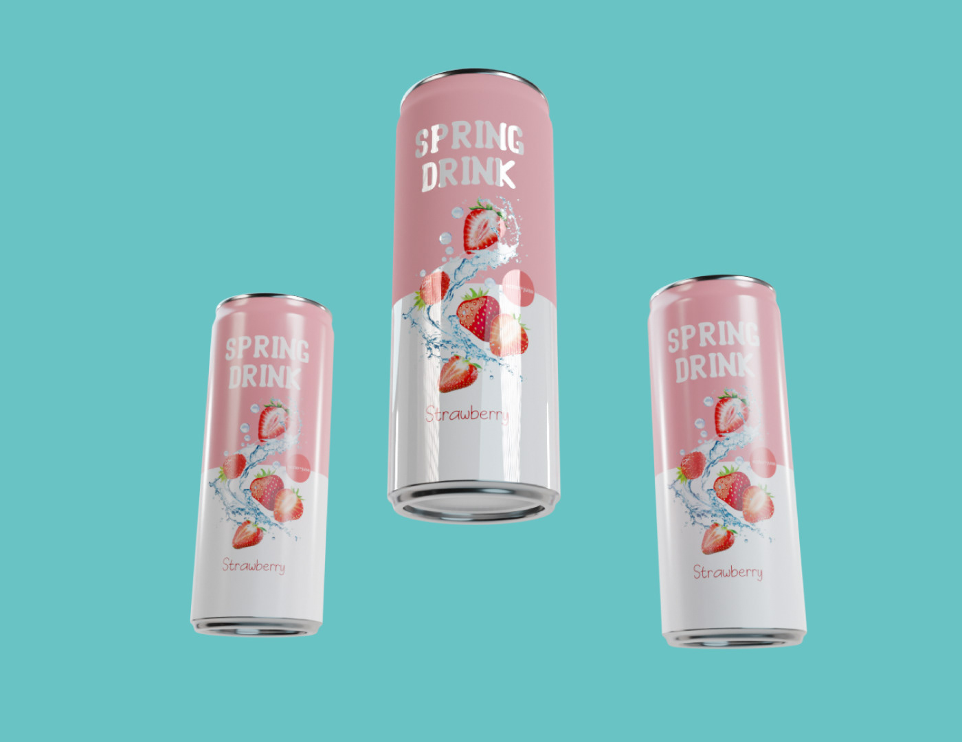 Дизайн упаковки Spring Drink — Изображение №7 — Брендинг, Графика на Dprofile