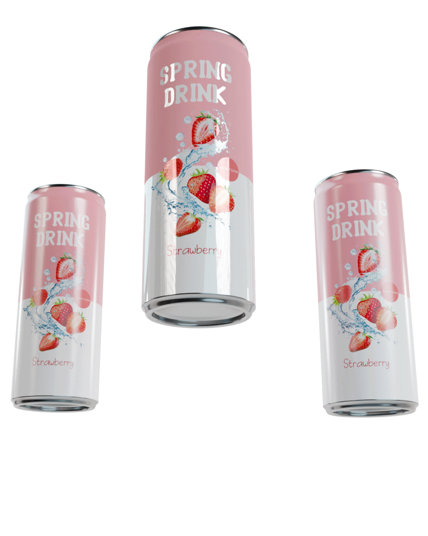 Дизайн упаковки Spring Drink — Изображение №2 — Брендинг, Графика на Dprofile