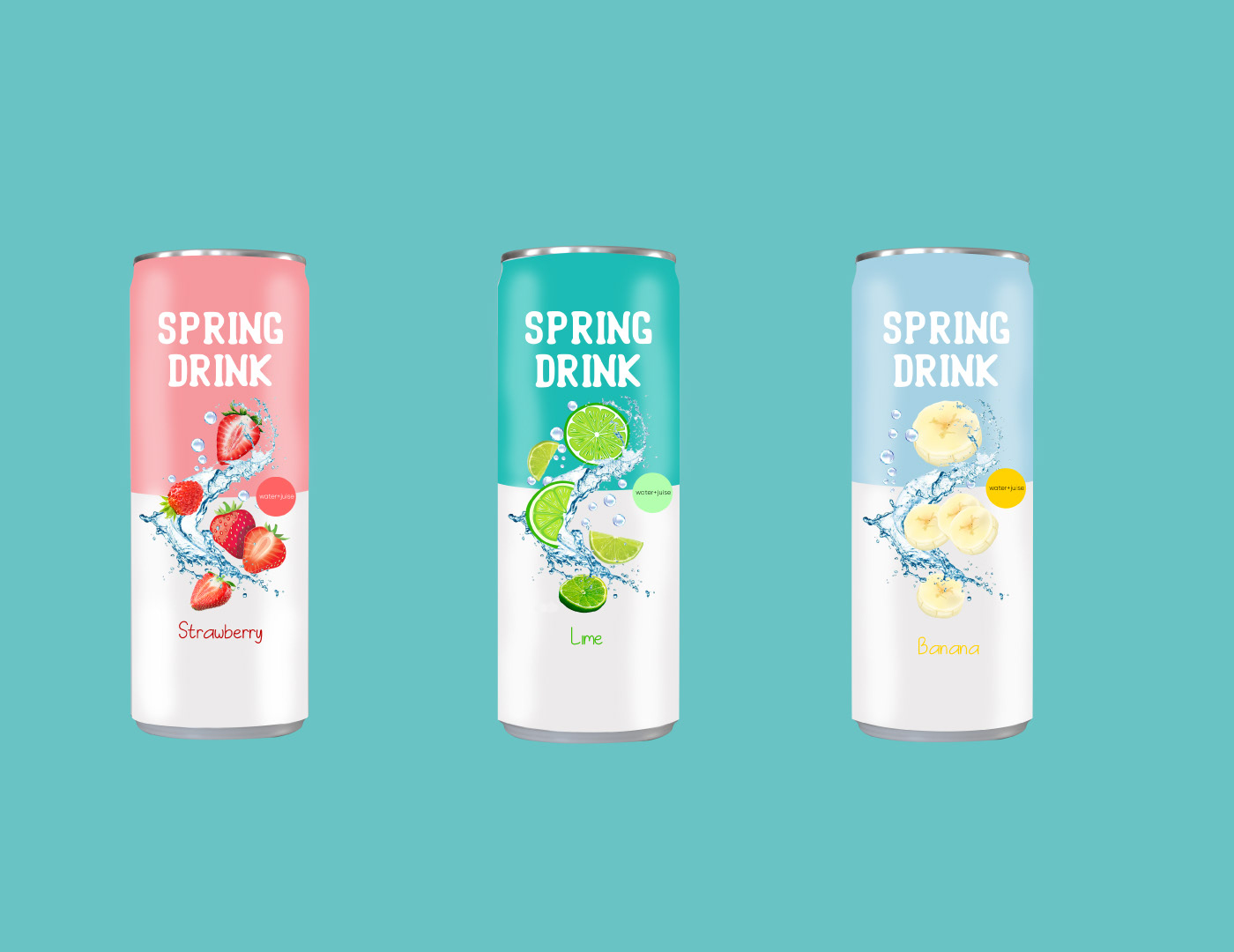 Дизайн упаковки Spring Drink — Изображение №5 — Брендинг, Графика на Dprofile