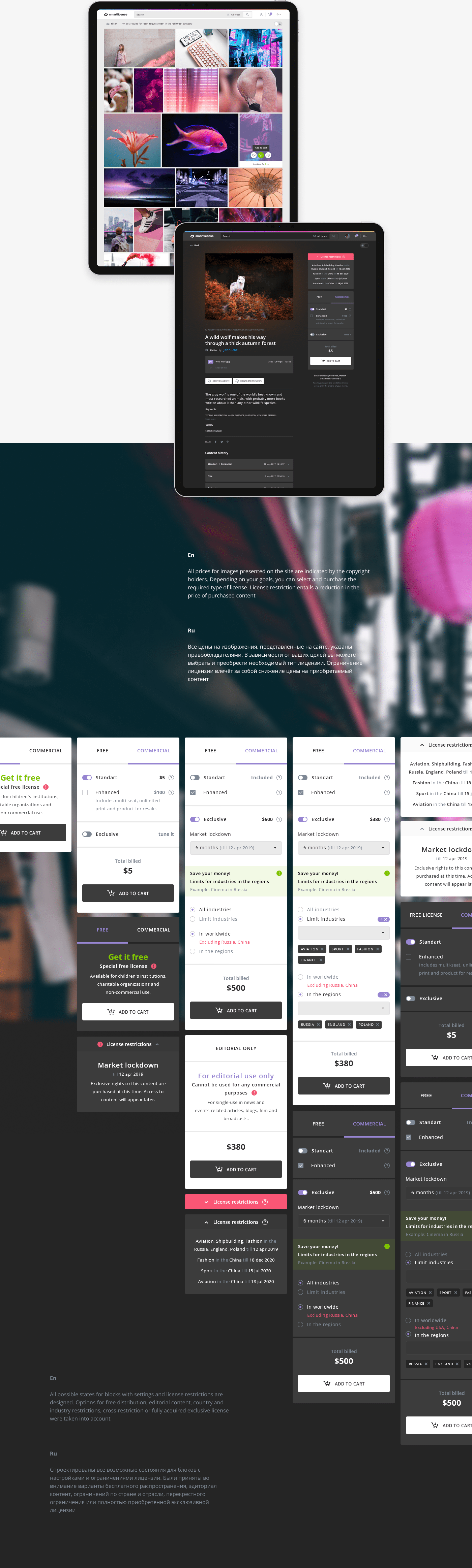 Smartlicense — Изображение №3 — Интерфейсы на Dprofile