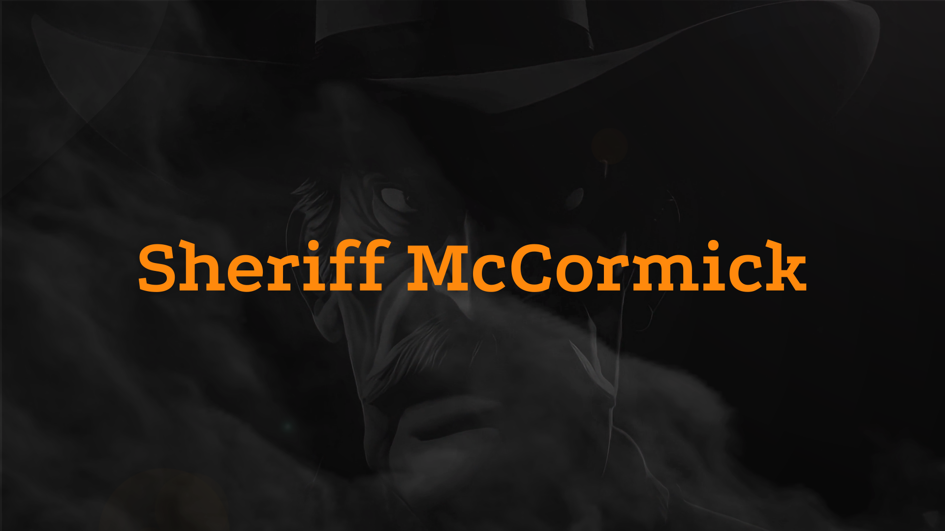 Sheriff McCormick – intro — Изображение №1 — Графика, Анимация на Dprofile