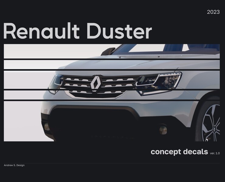 Renault Duster decals — Брендинг, Графика на Dprofile