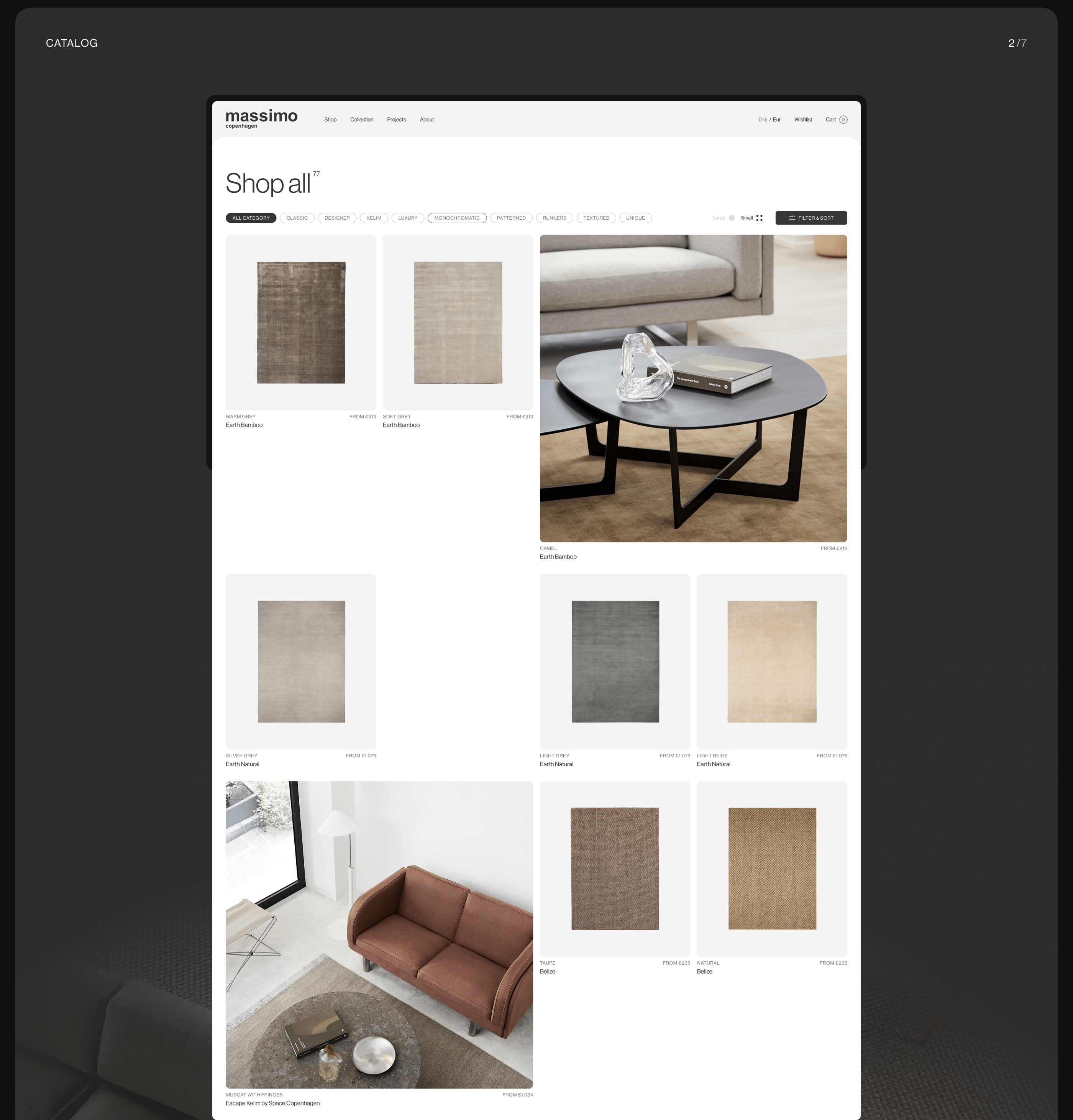 MASSIMO / E-commerce Redesign Concept — Изображение №9 — Интерфейсы на Dprofile