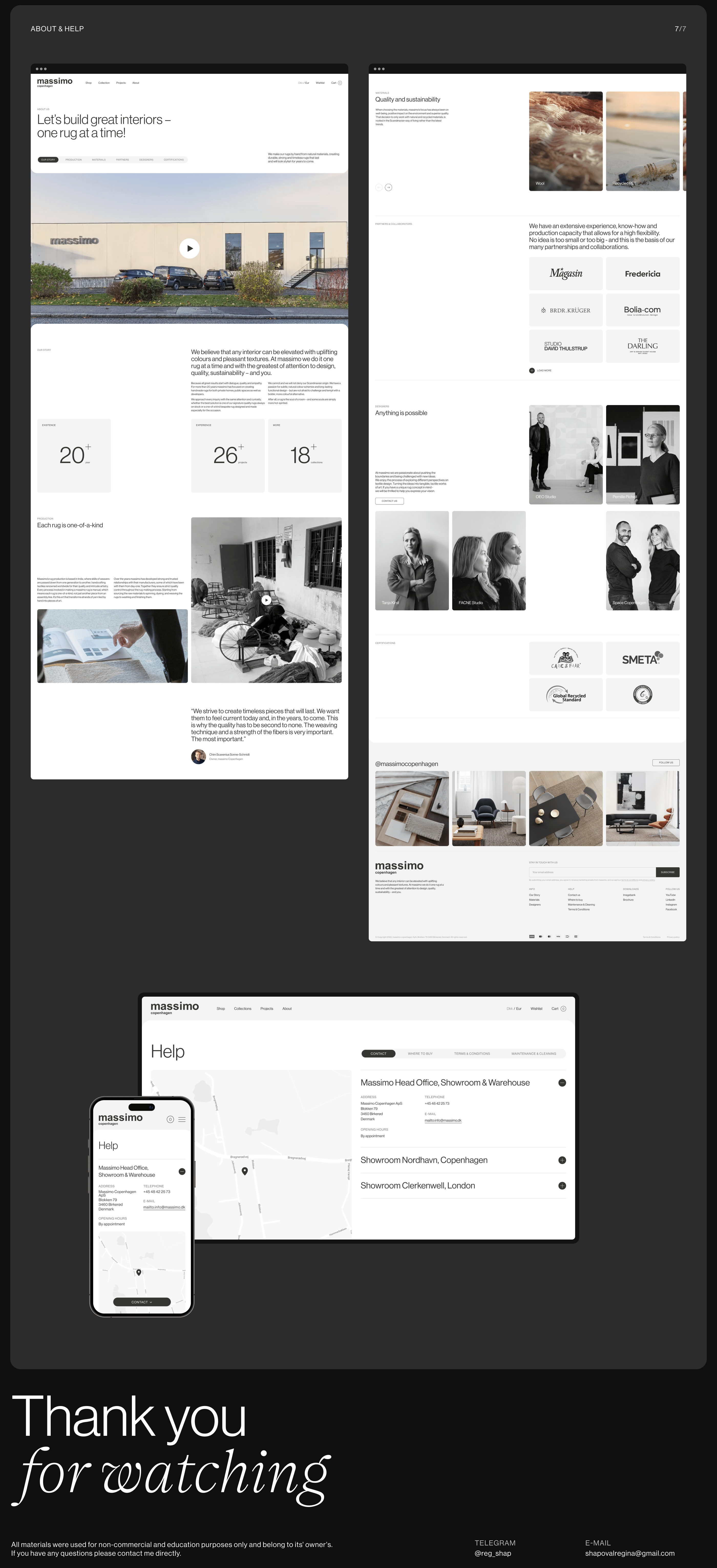 MASSIMO / E-commerce Redesign Concept — Изображение №23 — Интерфейсы на Dprofile