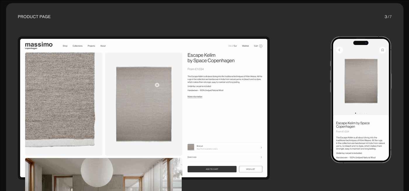 MASSIMO / E-commerce Redesign Concept — Изображение №13 — Интерфейсы на Dprofile