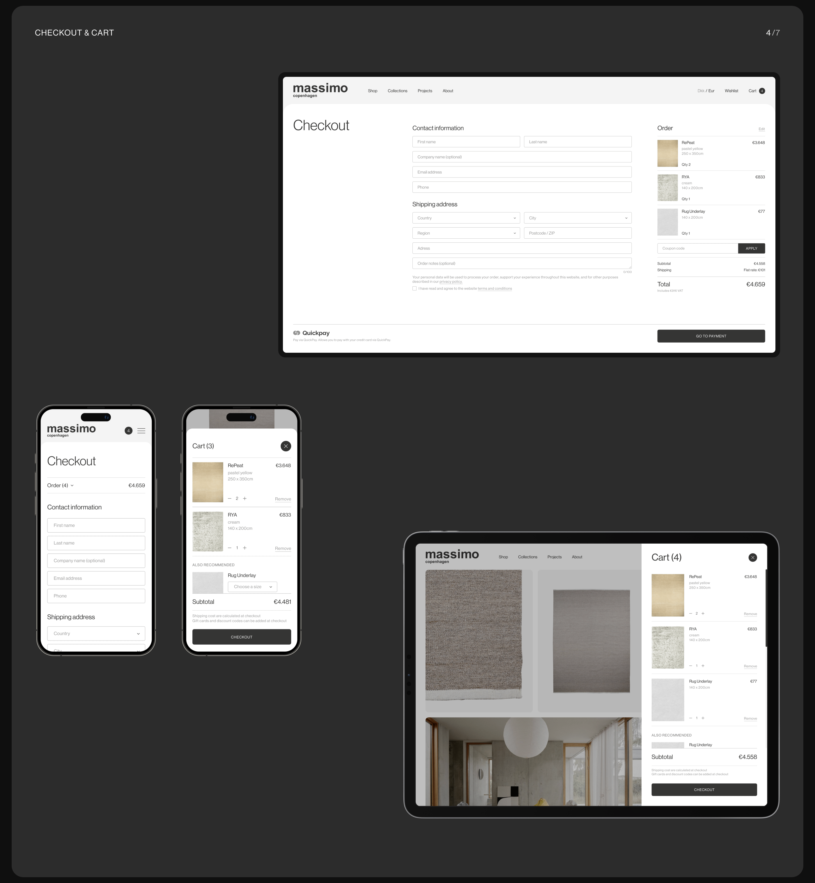 MASSIMO / E-commerce Redesign Concept — Изображение №17 — Интерфейсы на Dprofile
