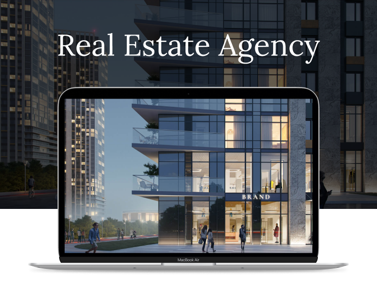 Real estate agency design concept — Интерфейсы, Маркетинг на Dprofile