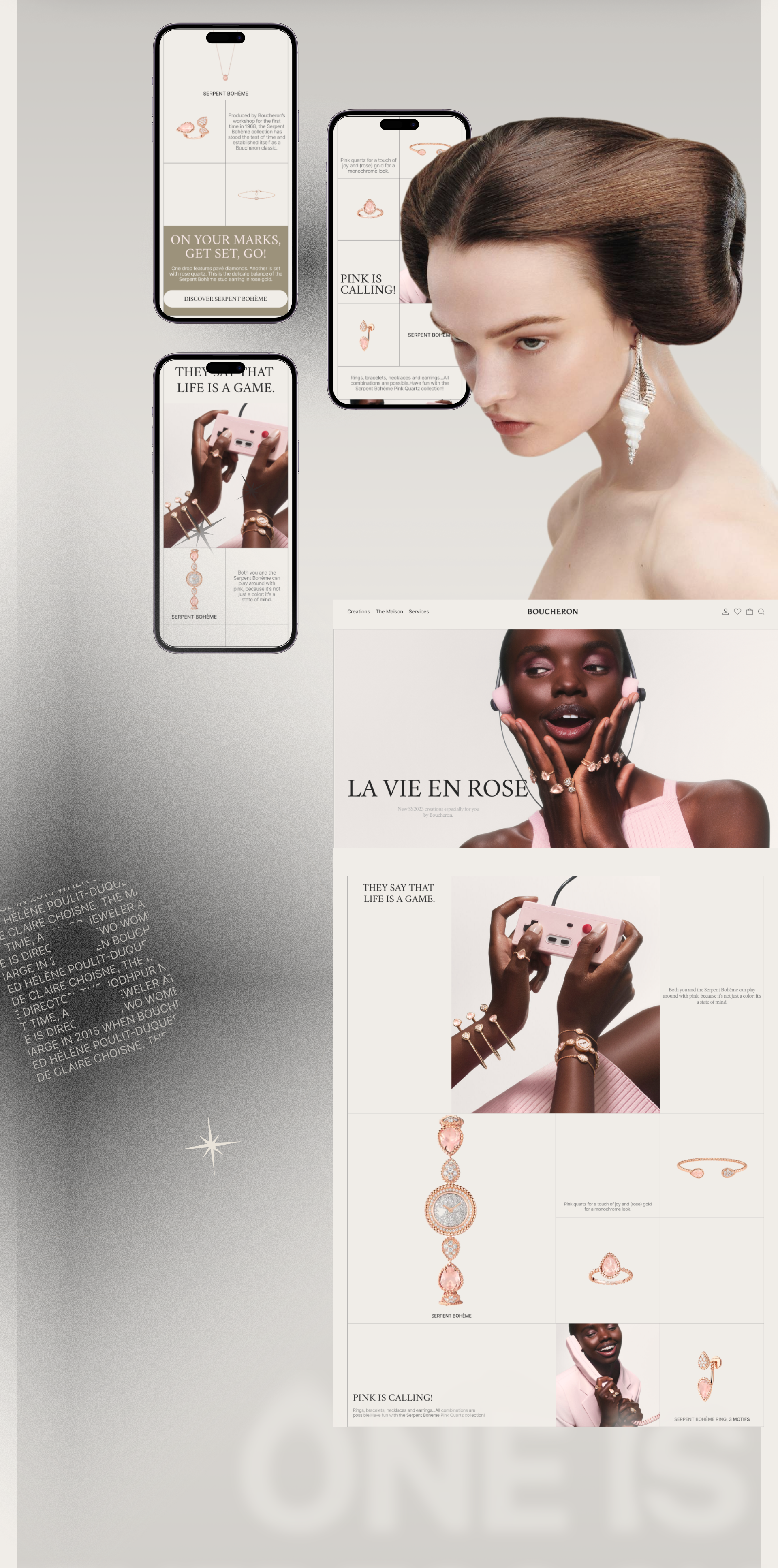 BOUCHERON | Luxury jewellery brand redesign concept — Изображение №5 — Маркетинг, Интерфейсы на Dprofile