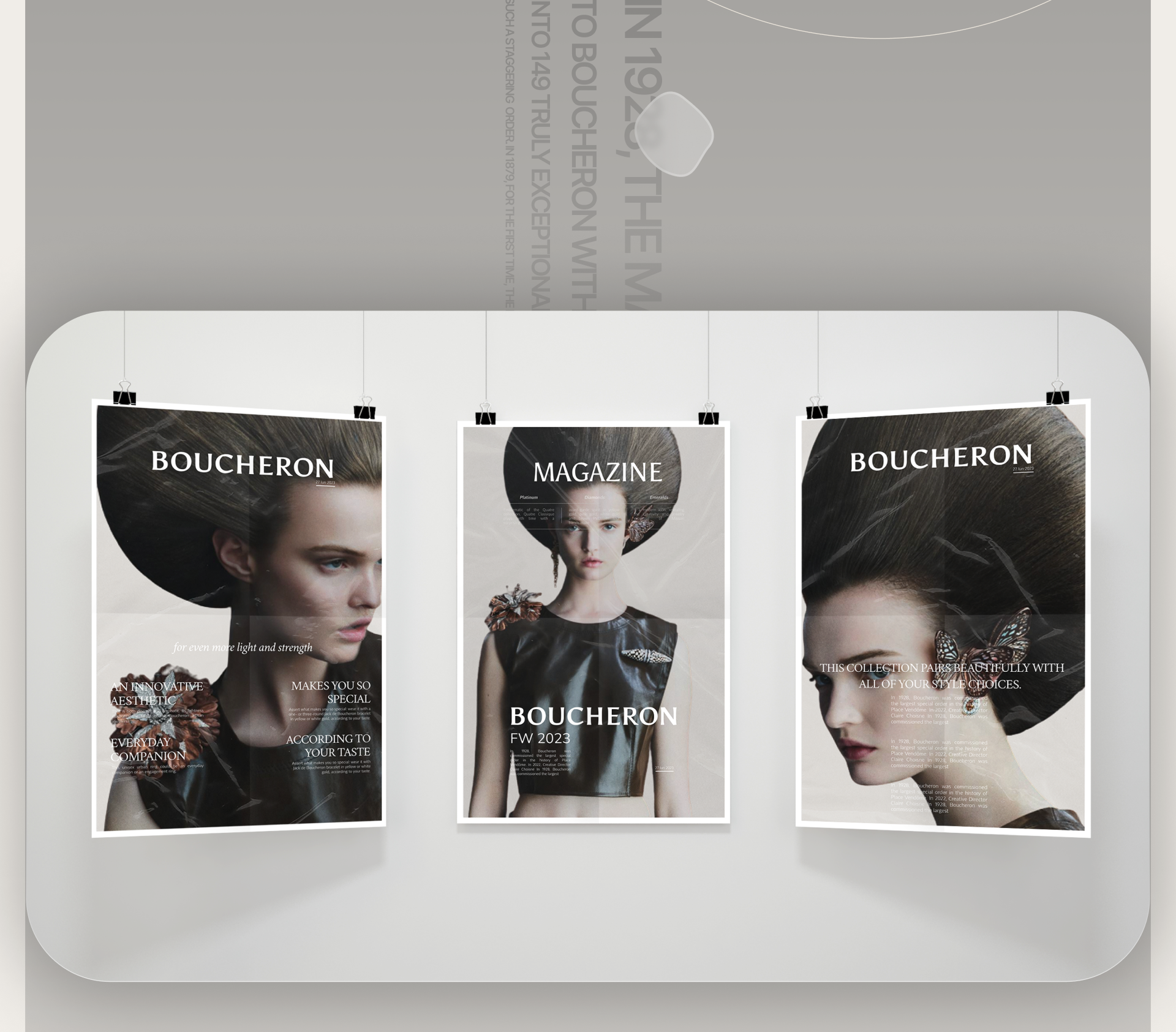 BOUCHERON | Luxury jewellery brand redesign concept — Изображение №4 — Маркетинг, Интерфейсы на Dprofile
