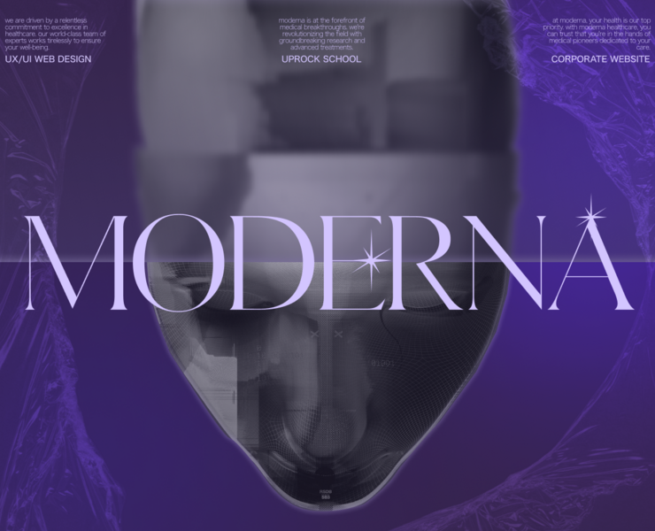 MODERNA | CORPORATE WEBSITE | REDESIGN CONCEPT — Интерфейсы на Dprofile