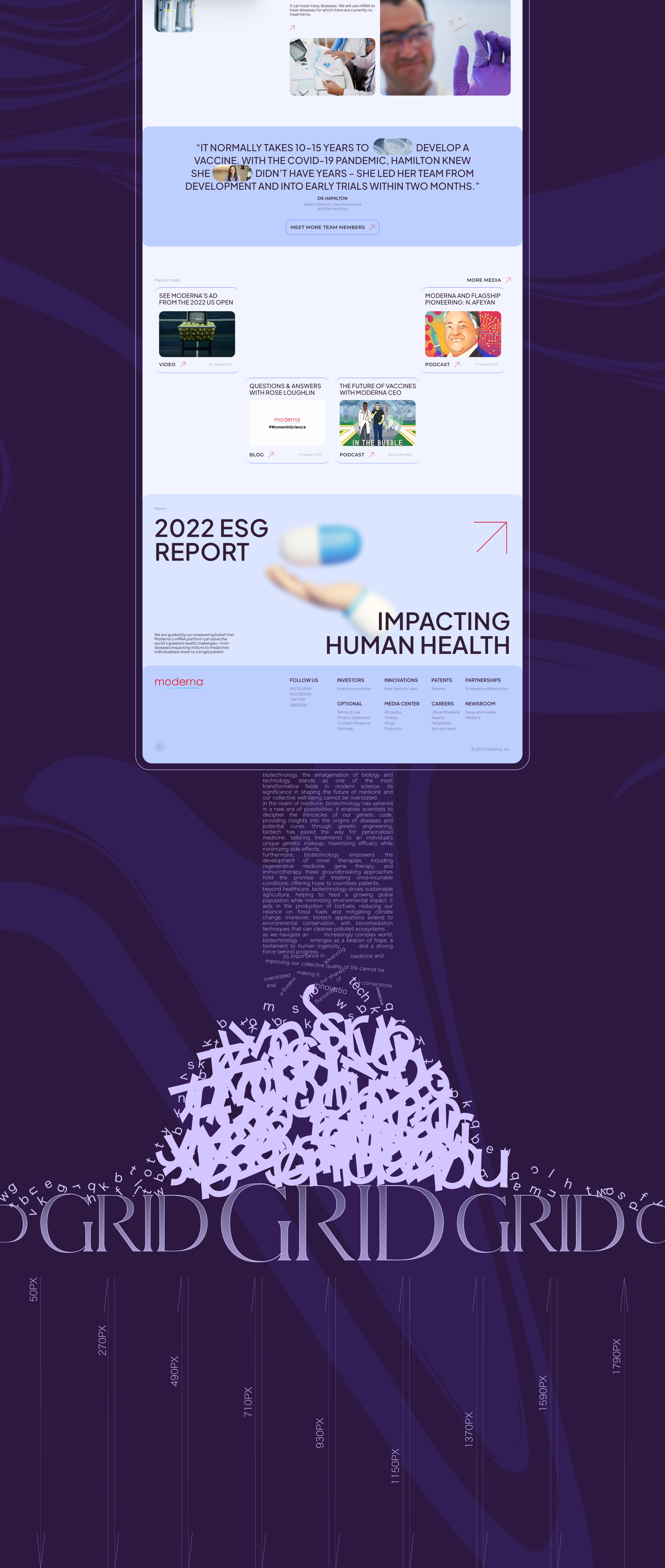 MODERNA | CORPORATE WEBSITE | REDESIGN CONCEPT — Изображение №5 — Интерфейсы на Dprofile