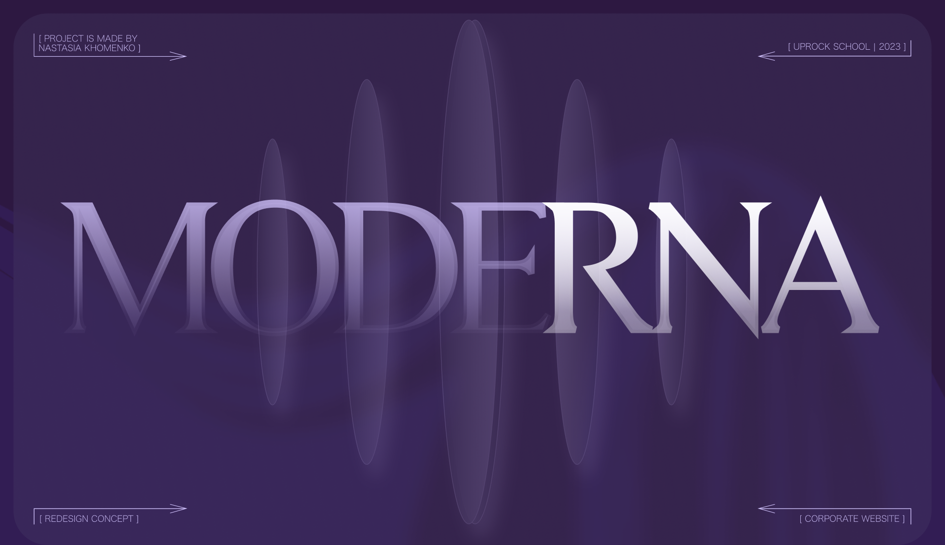 MODERNA | CORPORATE WEBSITE | REDESIGN CONCEPT — Изображение №1 — Интерфейсы на Dprofile