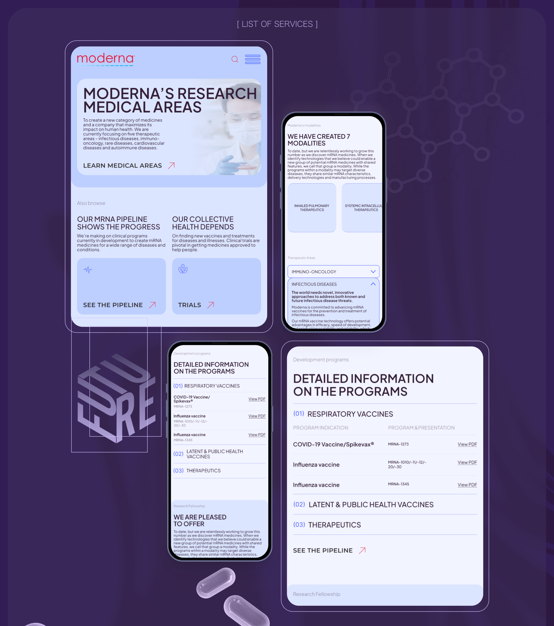 MODERNA | CORPORATE WEBSITE | REDESIGN CONCEPT — Изображение №2 — Интерфейсы на Dprofile