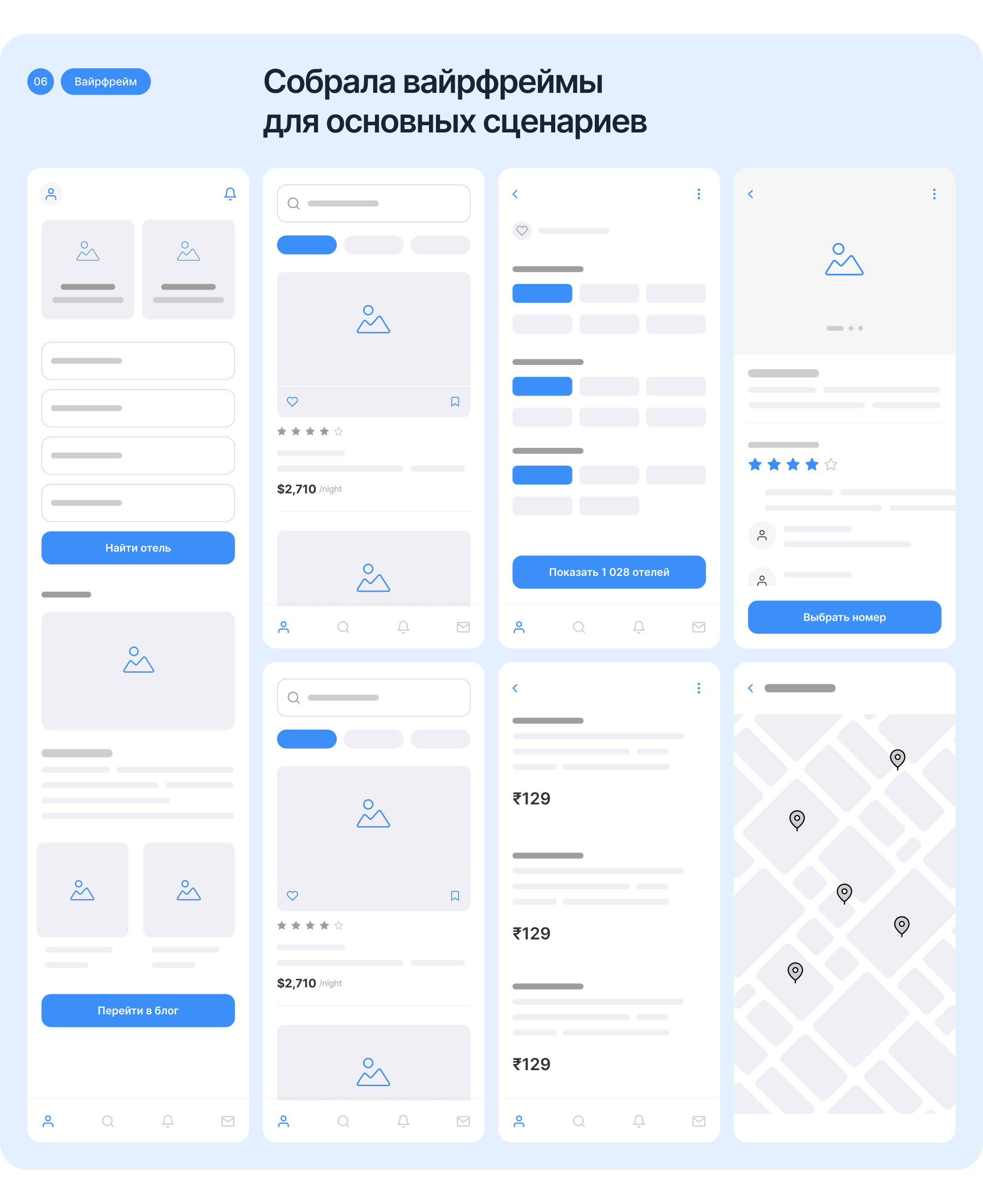 Приложение по поиску отелей и экскурсий | Mobile App — Изображение №7 — Интерфейсы, Иллюстрация на Dprofile