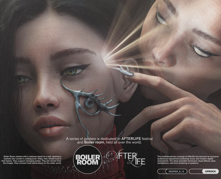 AFTERLIFE / BOILER ROOM posters design на Dprofile