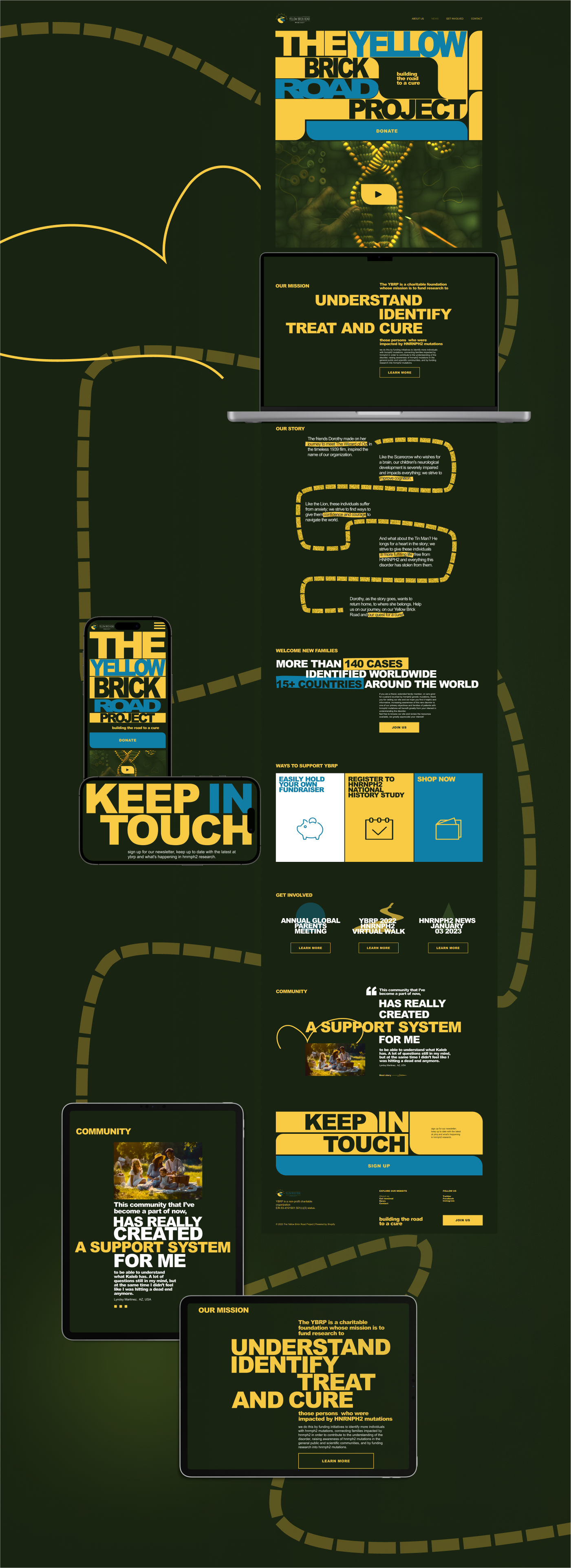 Yellow Brick Road Project | Landing Page — Изображение №4 — Интерфейсы, Графика на Dprofile