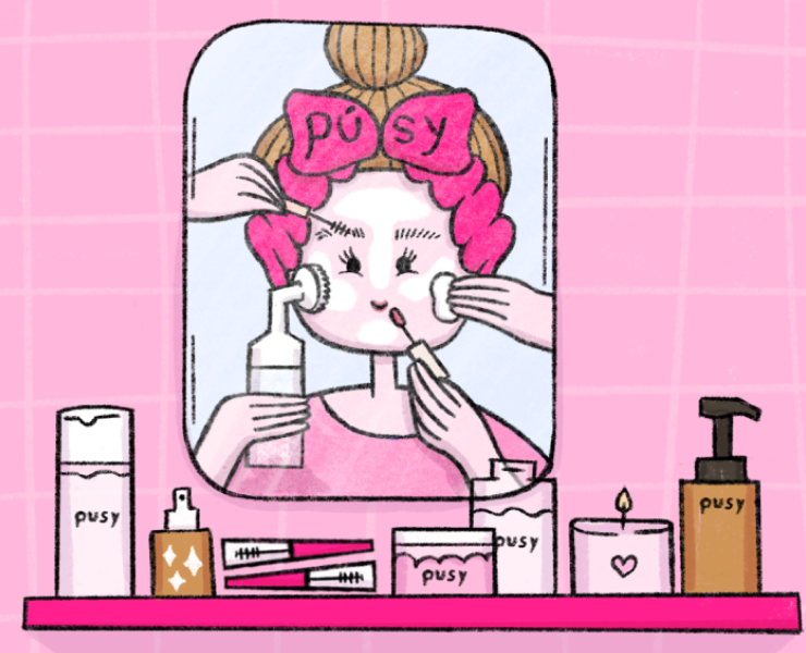 Серия «Коллаборация с PÚSY» — Иллюстрация на Dprofile