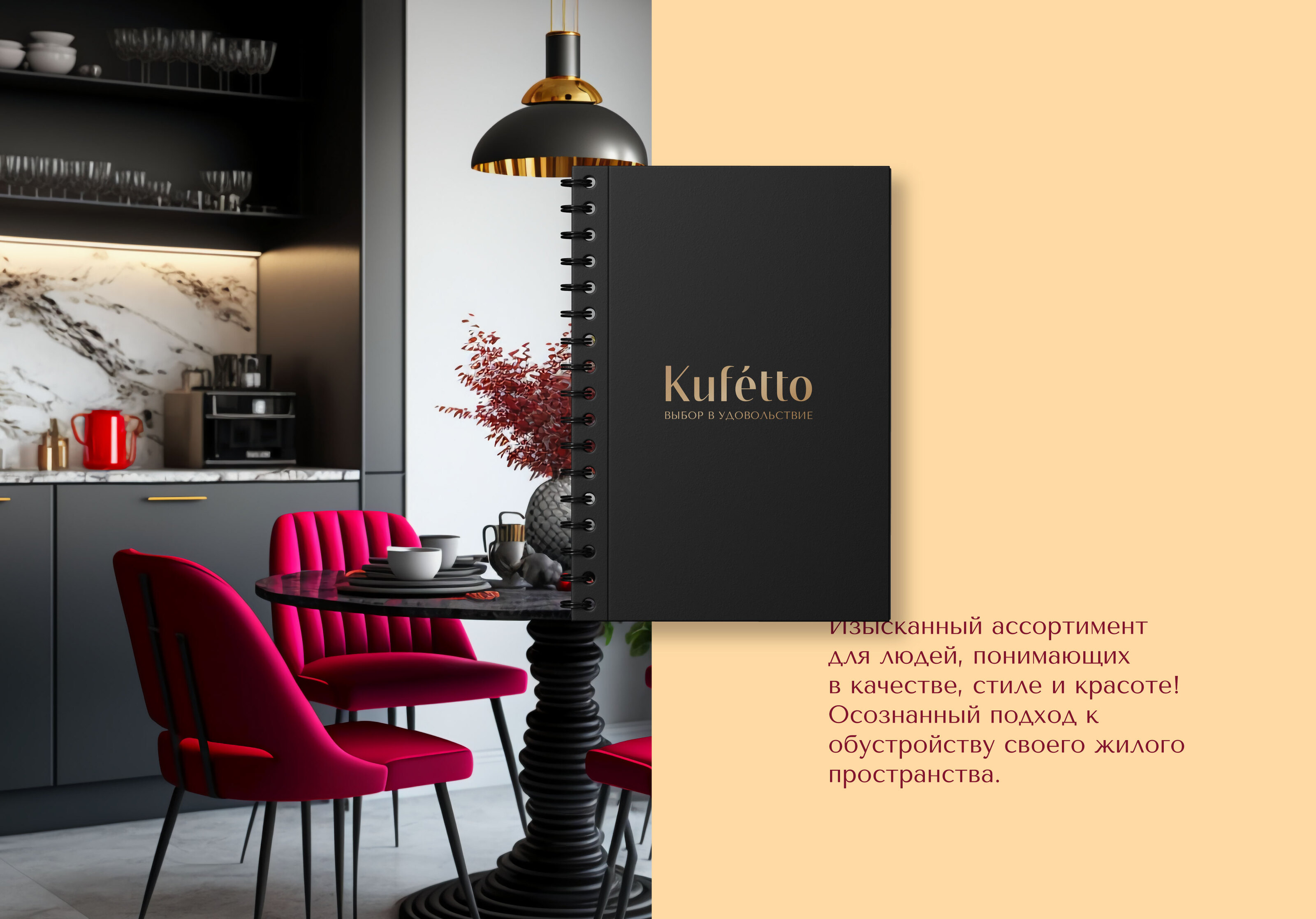 Логотип для мебельной компании Kufetto — Изображение №7 — Брендинг на Dprofile