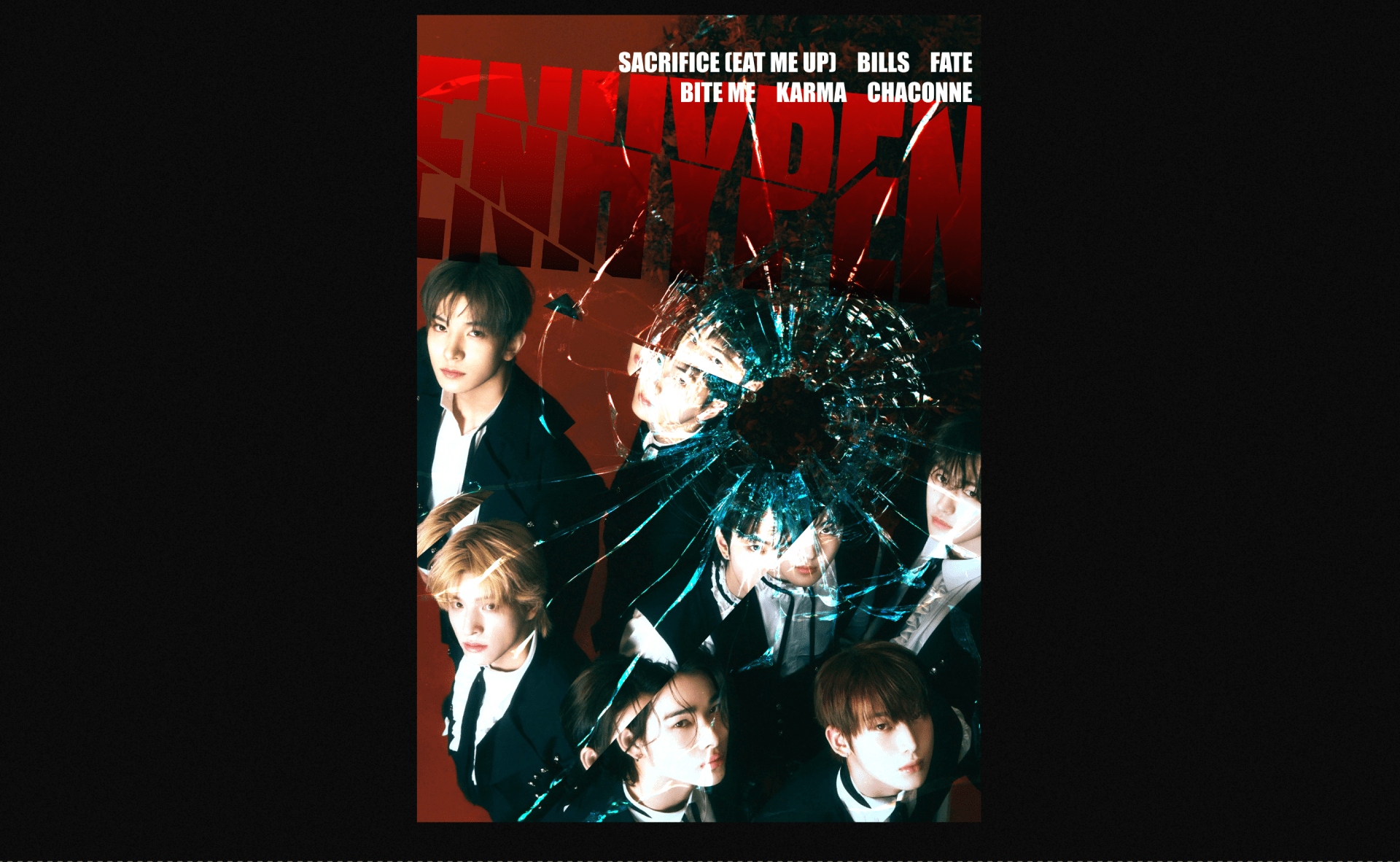 K-pop Posters Design | Enhypen — Изображение №17 — Иллюстрация, Анимация на Dprofile