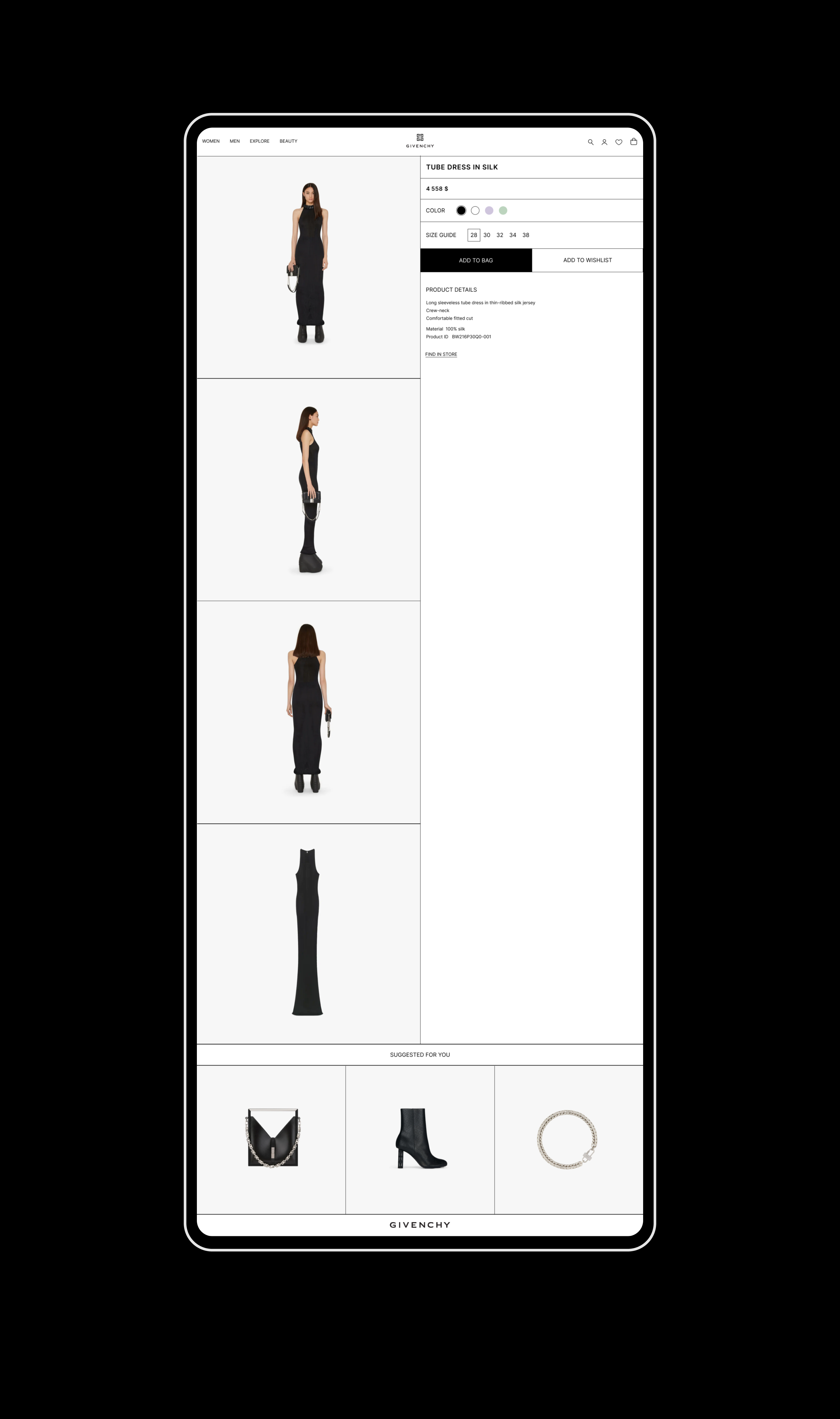 Website Redesign Concept: GIVENCHY — Изображение №9 — Интерфейсы на Dprofile