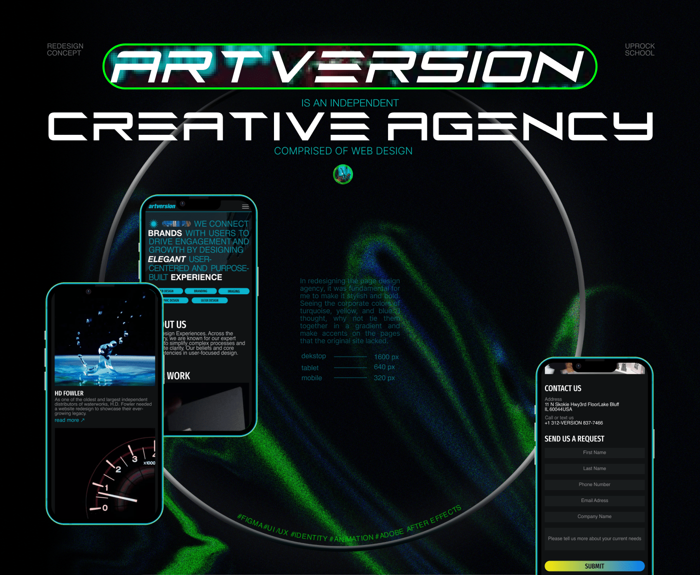 Artversion | creative agency | Redesign concept — Изображение №1 — Интерфейсы, Анимация на Dprofile