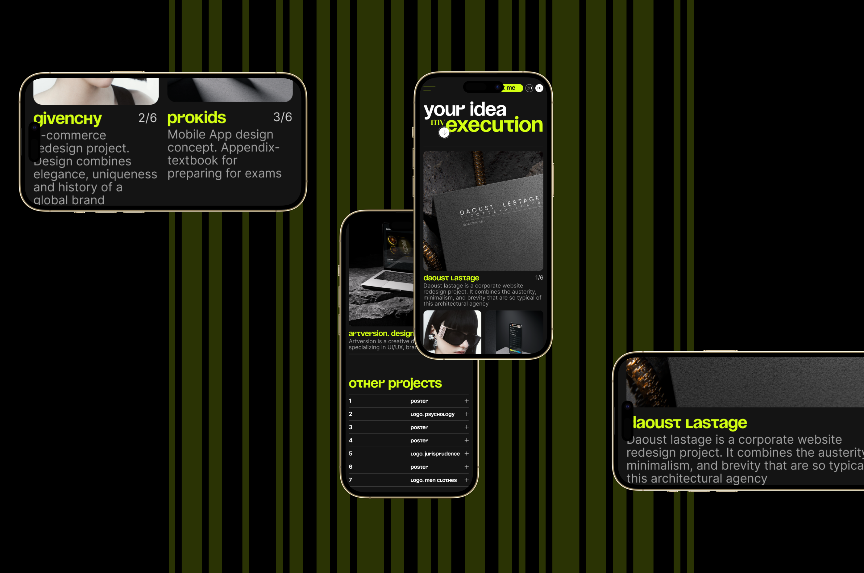 UI/UX designer portfolio — Изображение №5 — Интерфейсы на Dprofile