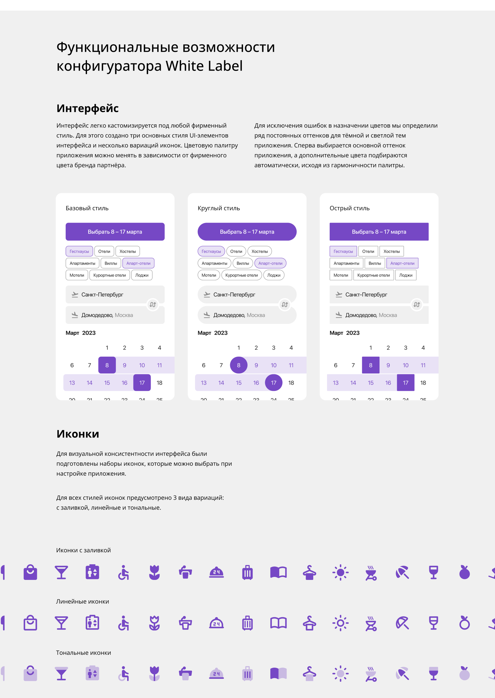 White Label App — шаблон мобильного приложения — Изображение №3 — Интерфейсы на Dprofile
