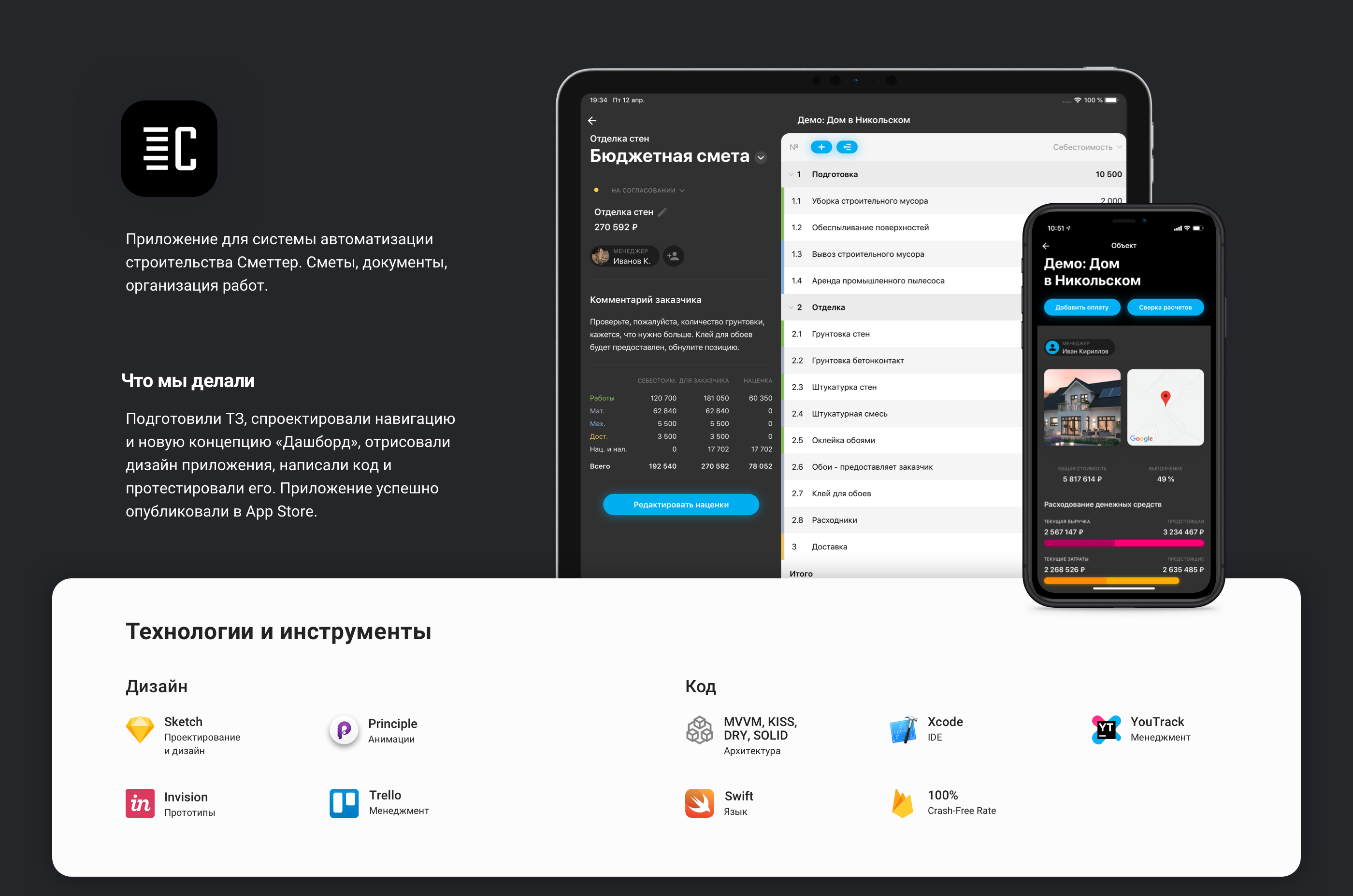 Приложение сервиса «Cметтер» — Изображение №1 — Интерфейсы на Dprofile