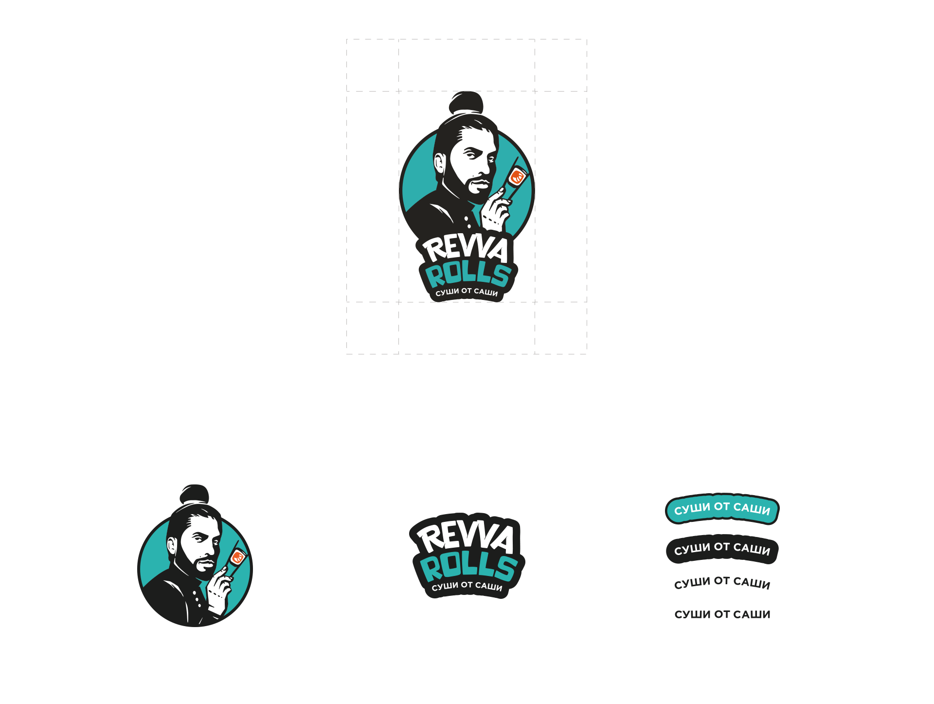 Revva Rolls: branding&other for sushi bar — Изображение №4 — Брендинг, Маркетинг на Dprofile