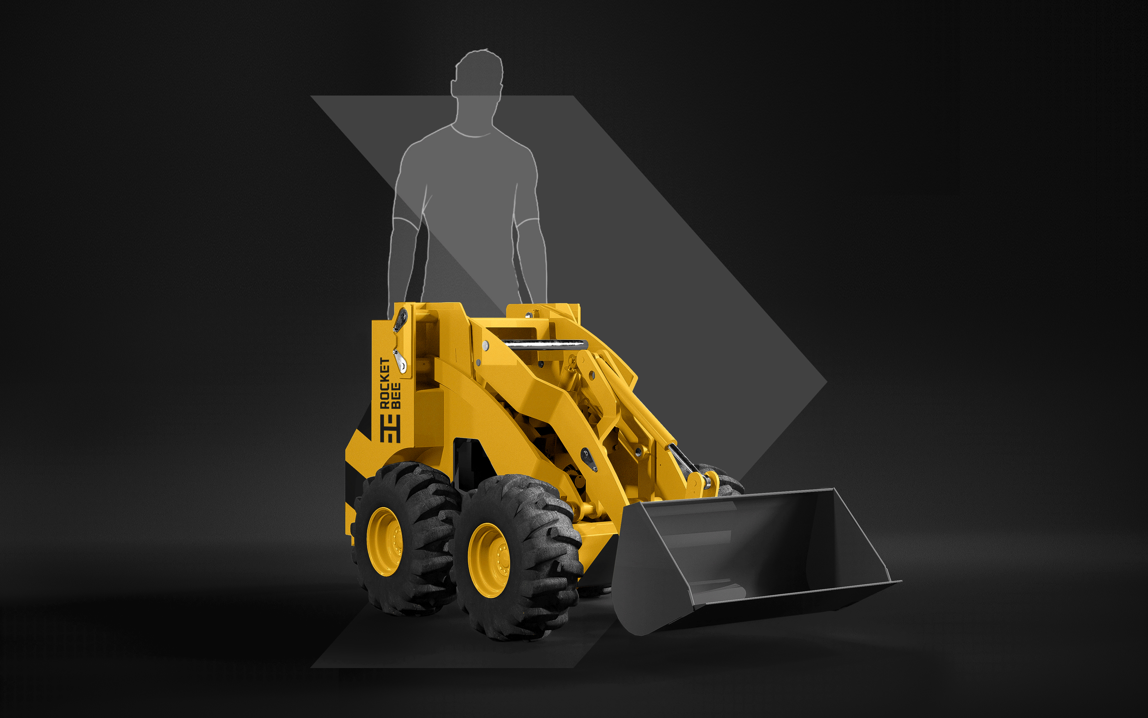 ROCKET BEE © VERSATILE HEAVY MACHINERY BRANDING — Изображение №4 — Брендинг, Графика на Dprofile
