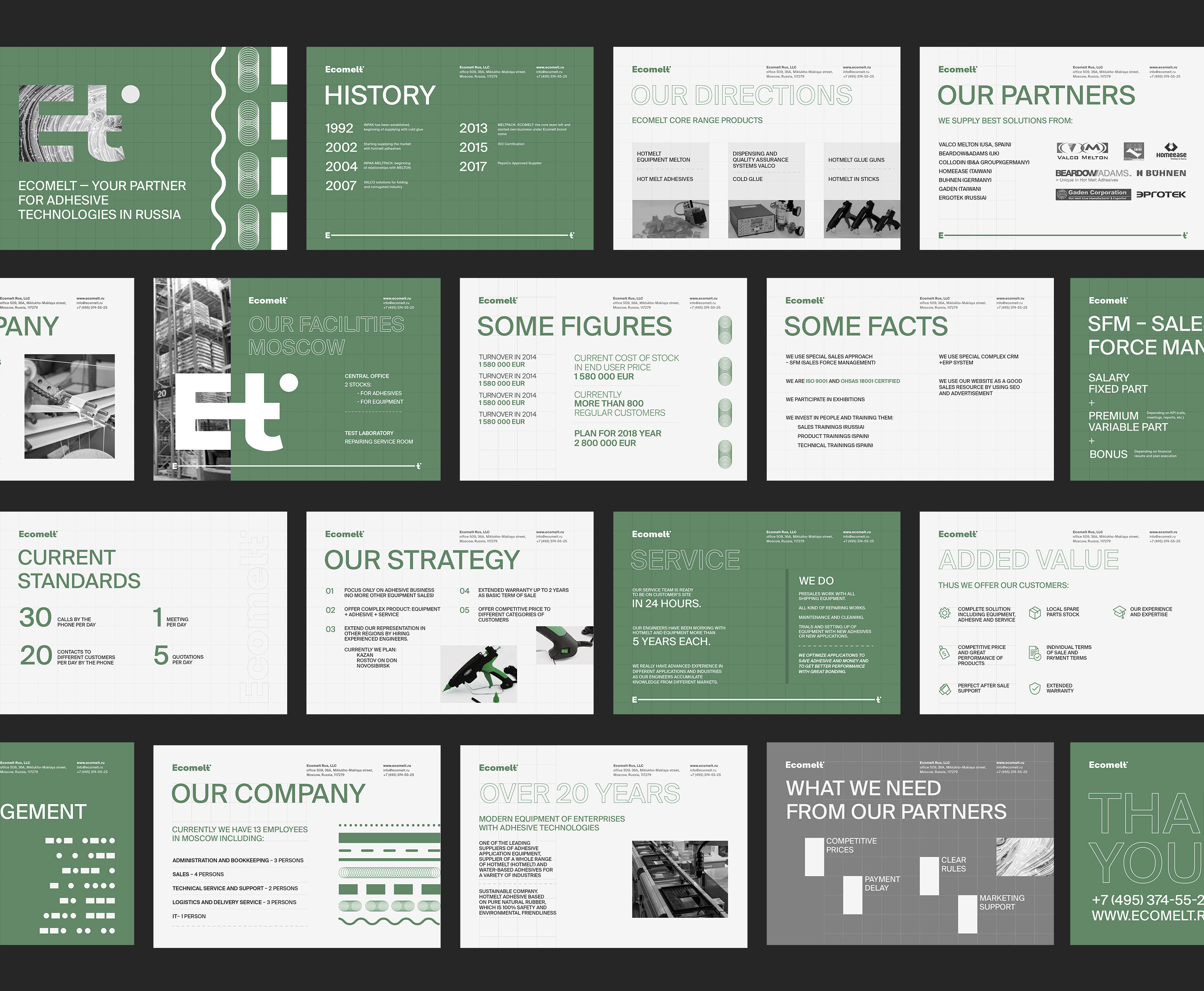 ECOMELT © ADHESIVE TECHNOLOGY PRODUCTION FACILITY REDESIGN — Изображение №7 — Брендинг, Графика на Dprofile